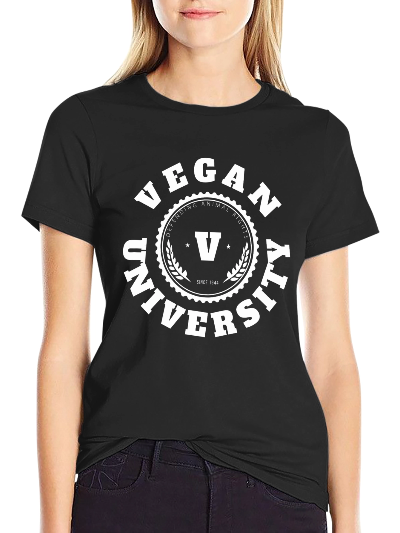 Vegan University T-Shirt - Defending Animal Rights Since 1944