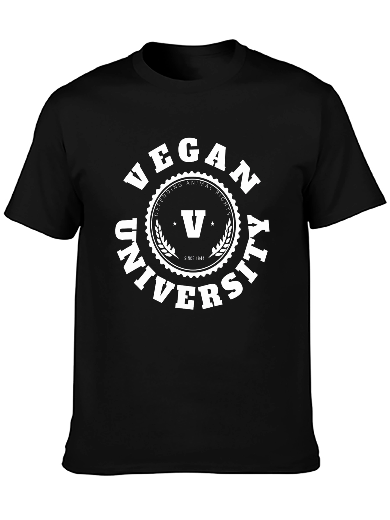 Vegan University T-Shirt - Defending Animal Rights Since 1944