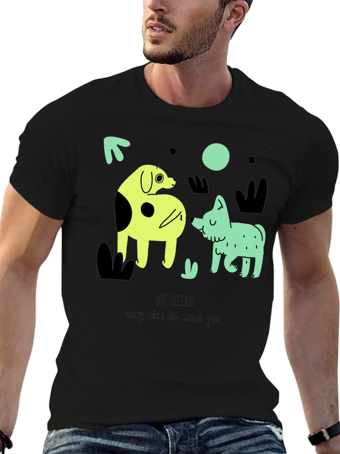 Whimsical Dog Graphic Tee - Oh Hello!