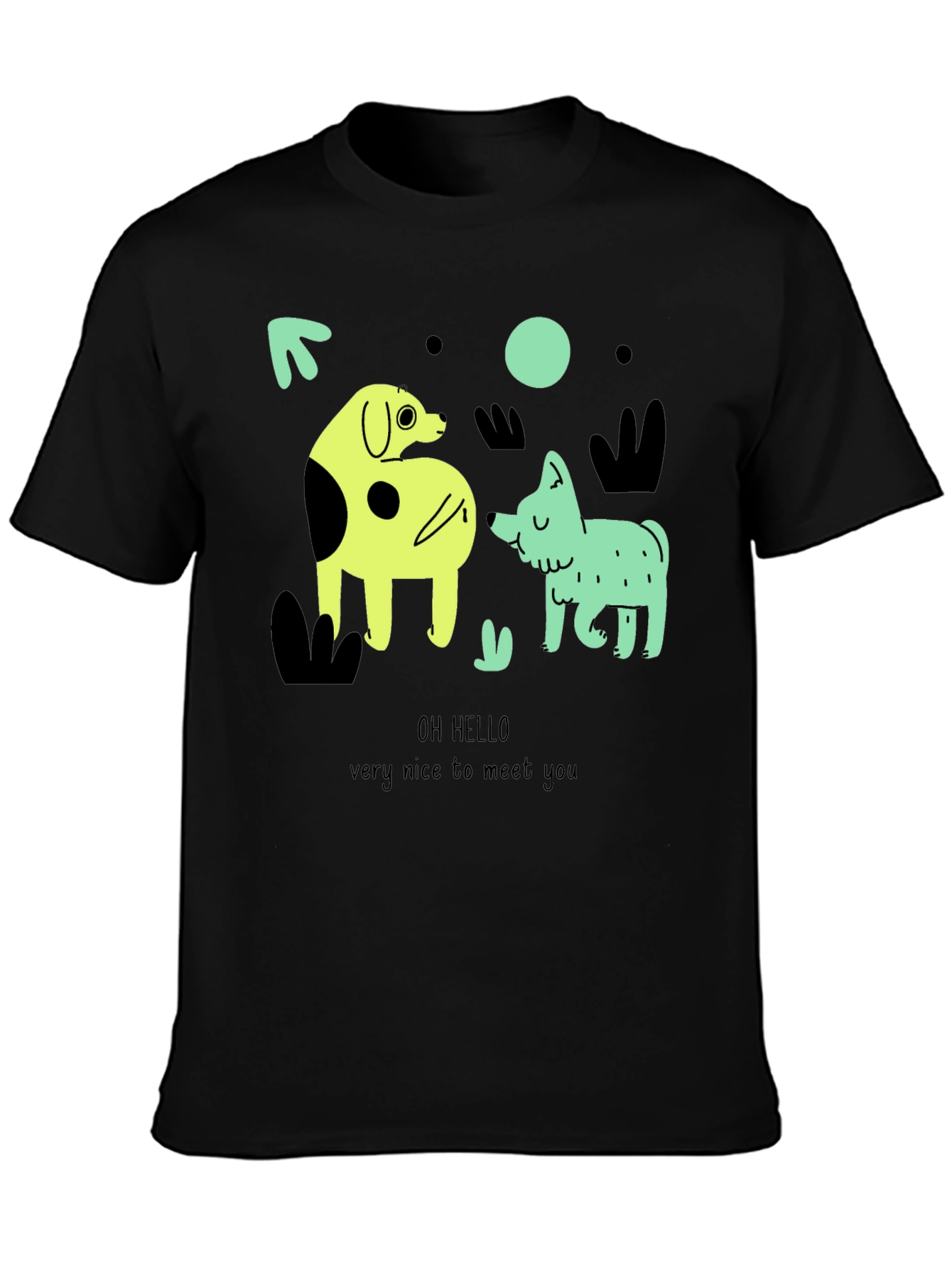 Whimsical Dog Graphic Tee - Oh Hello!
