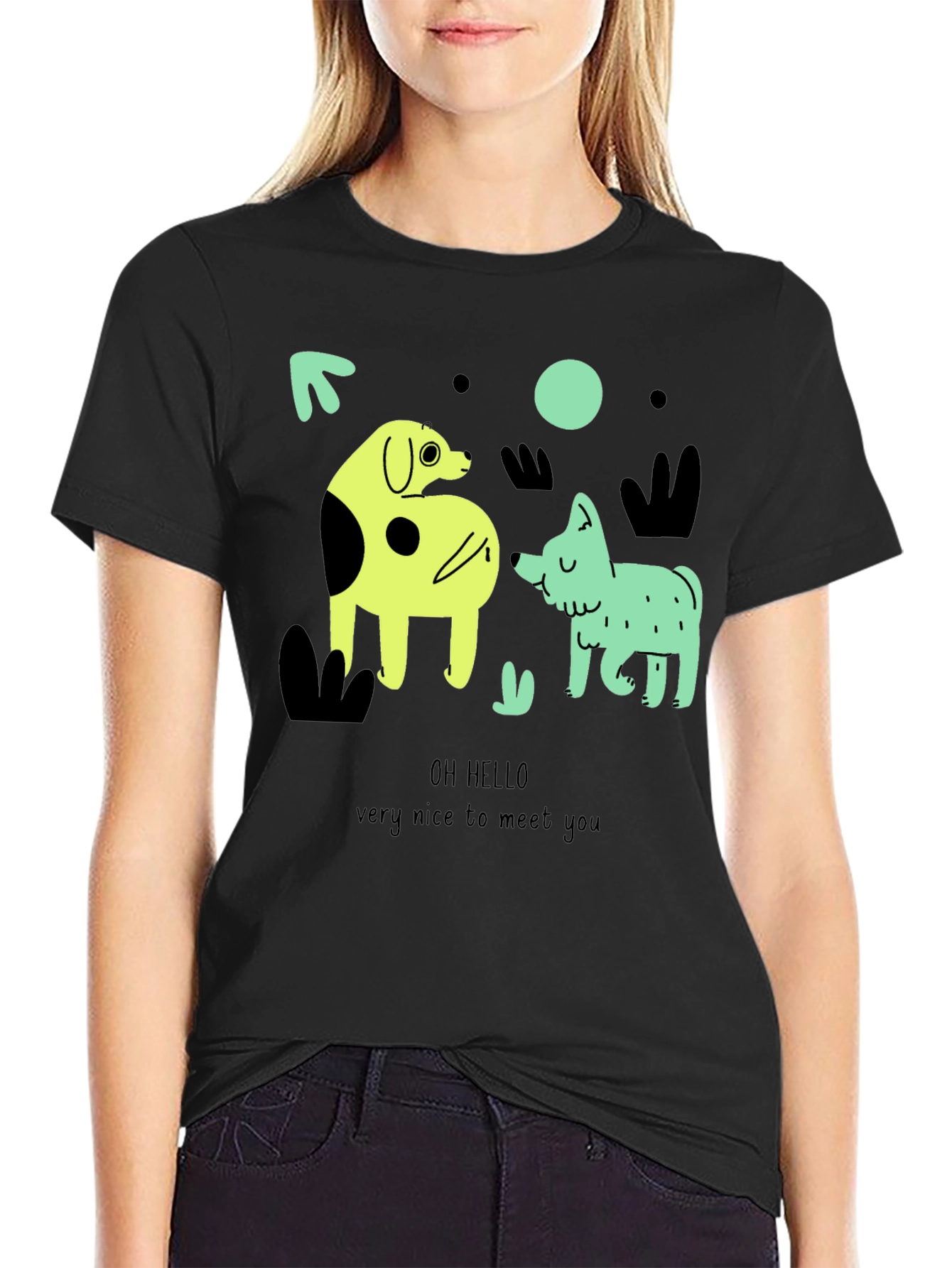 Whimsical Dog Graphic Tee - Oh Hello!