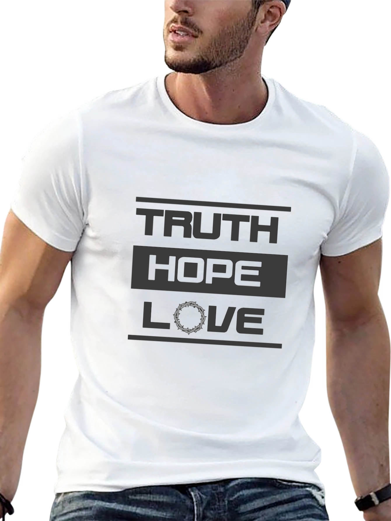 Truth Hope Love Graphic T-Shirt