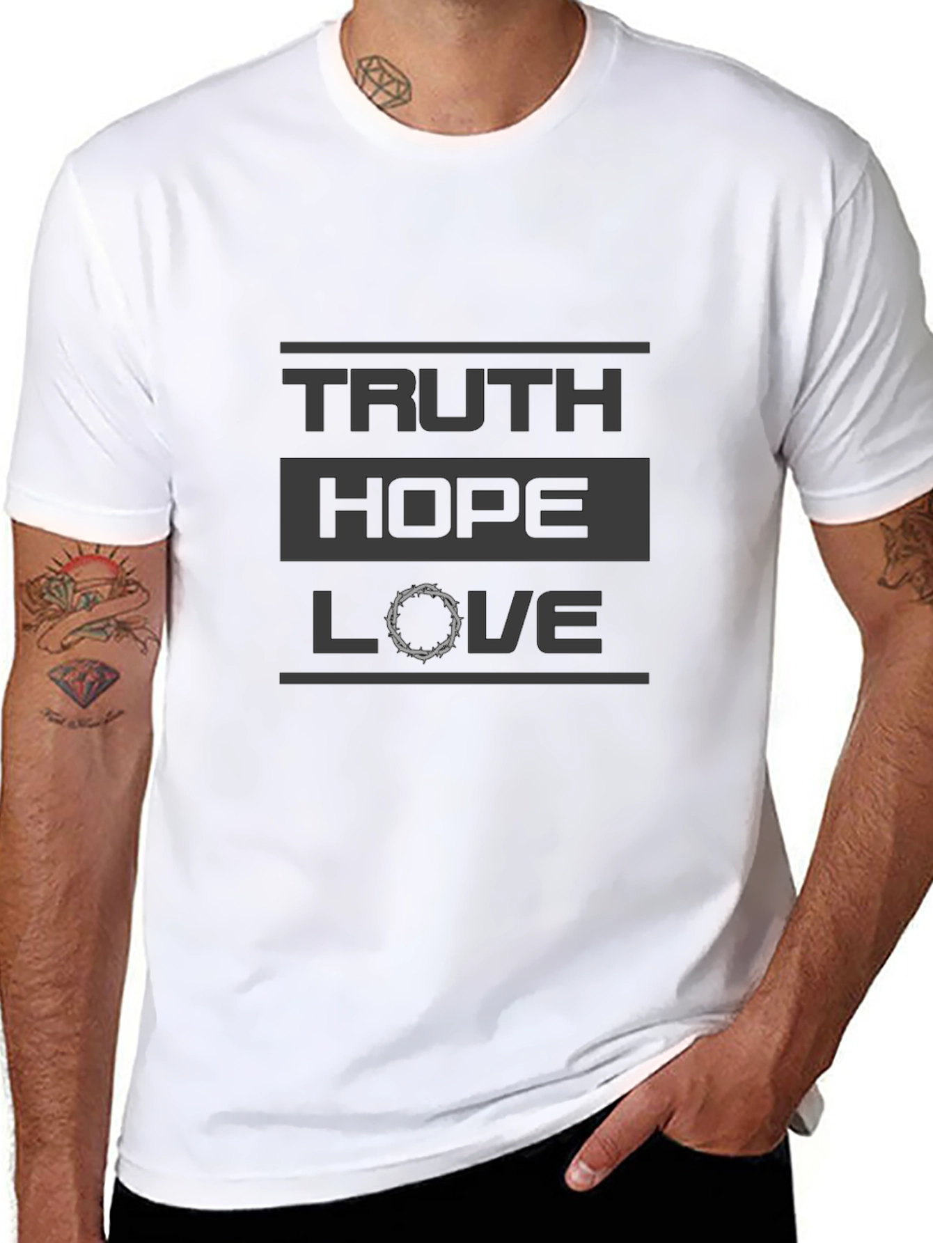 Truth Hope Love Graphic T-Shirt