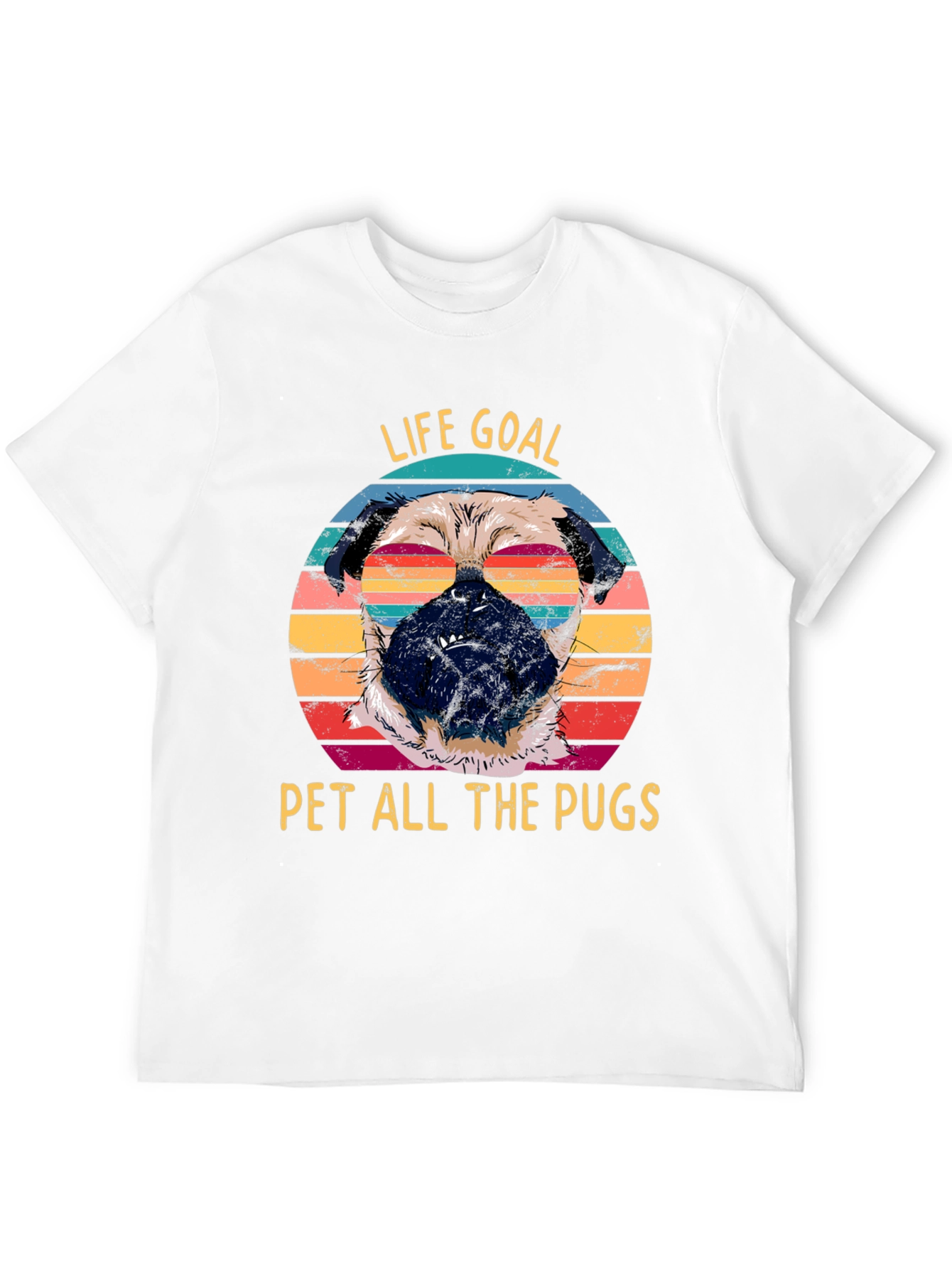 Life Goal Pet All The Pugs Graphic Tee
