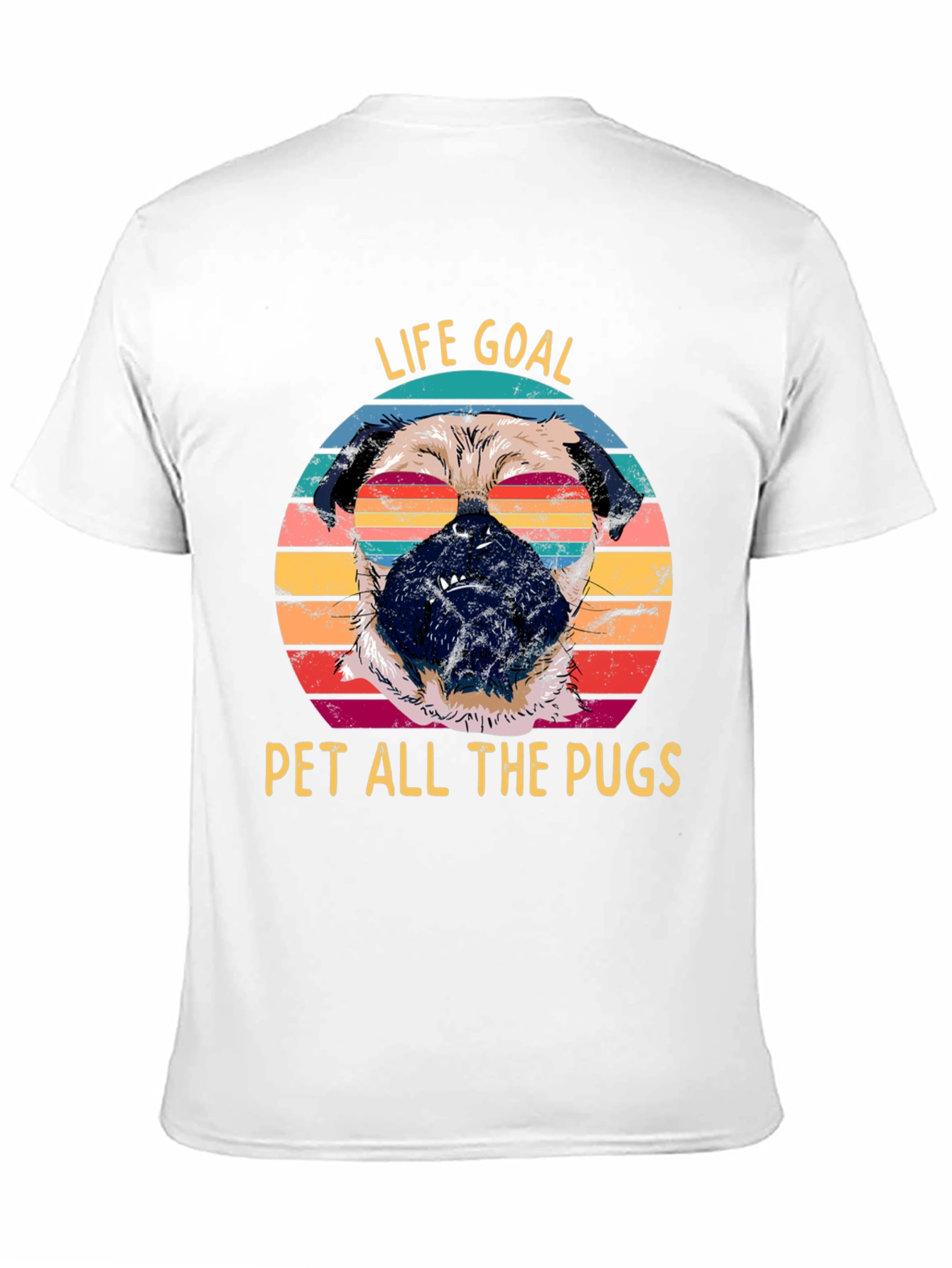 Life Goal Pet All The Pugs Graphic Tee