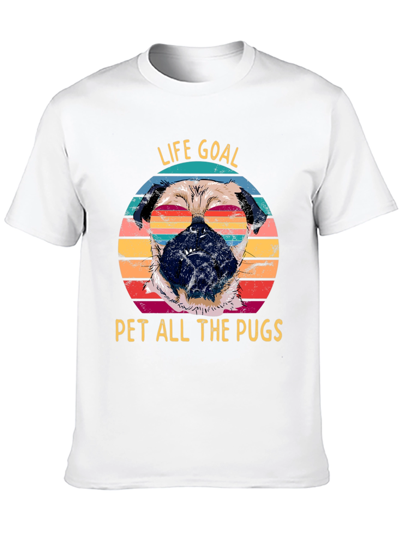 Life Goal Pet All The Pugs Graphic Tee