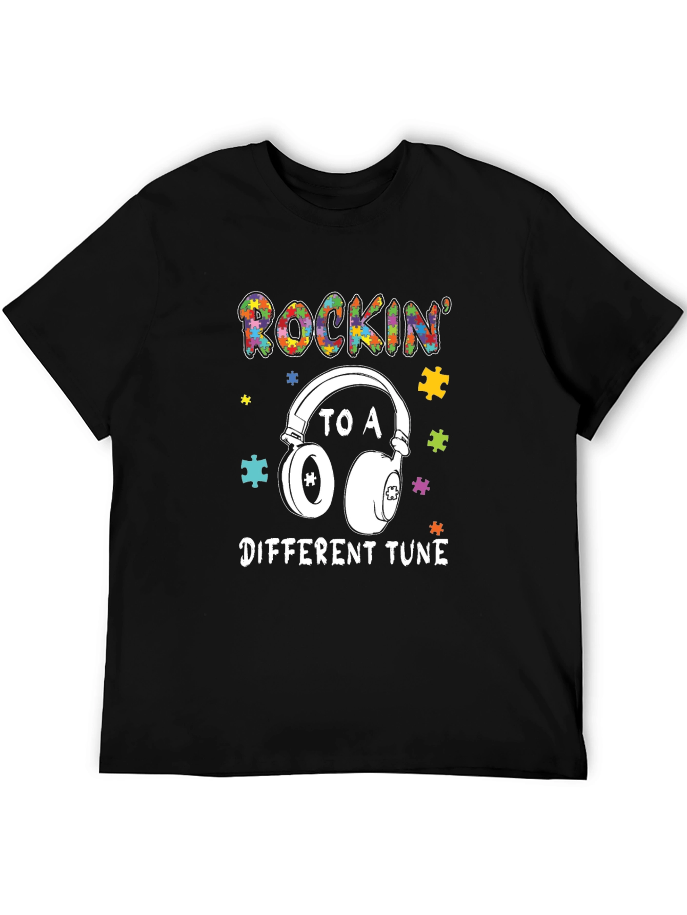 Rockin to a Different Tune Autism Awareness Tee
