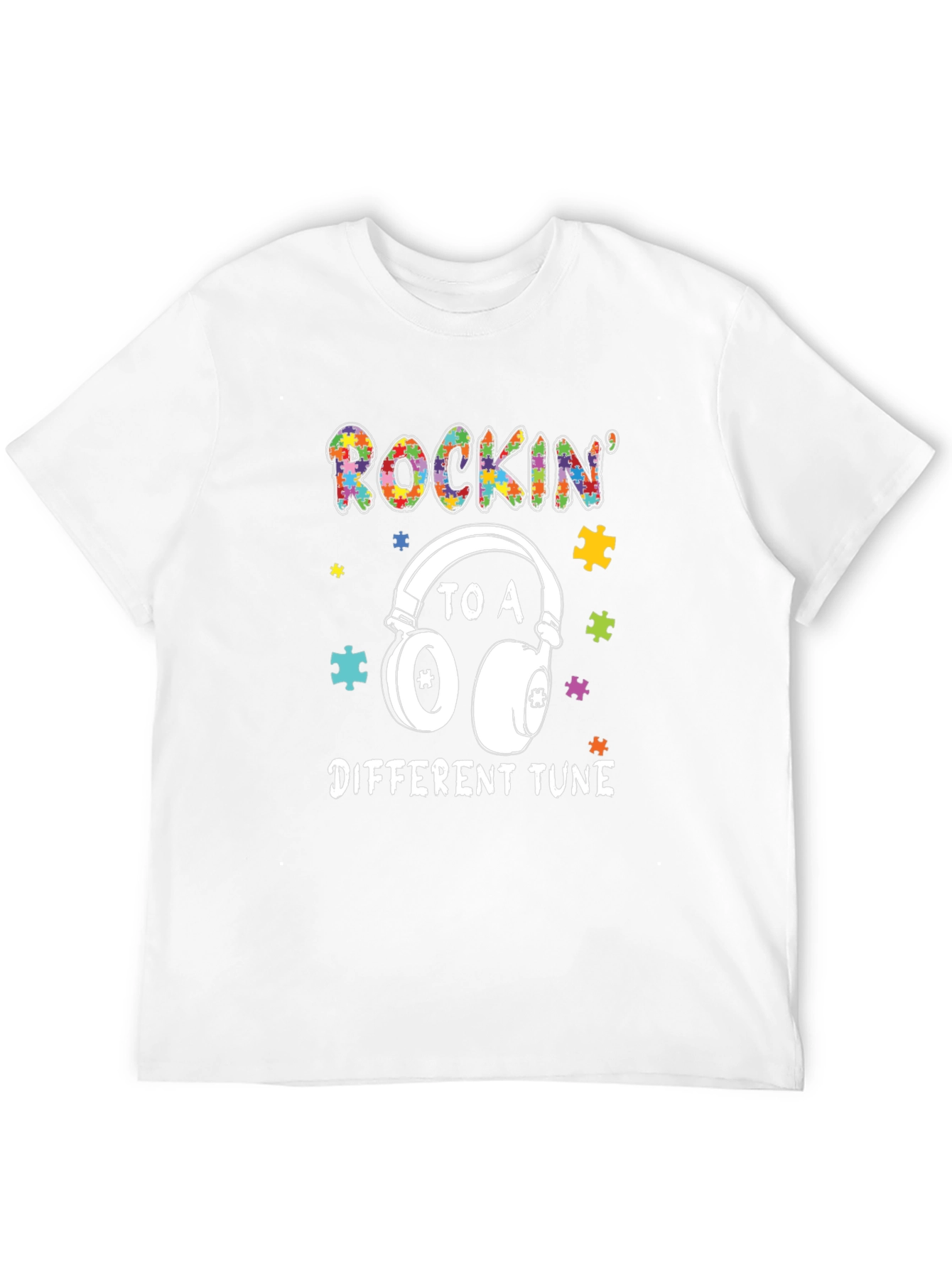 Rockin to a Different Tune Autism Awareness Tee