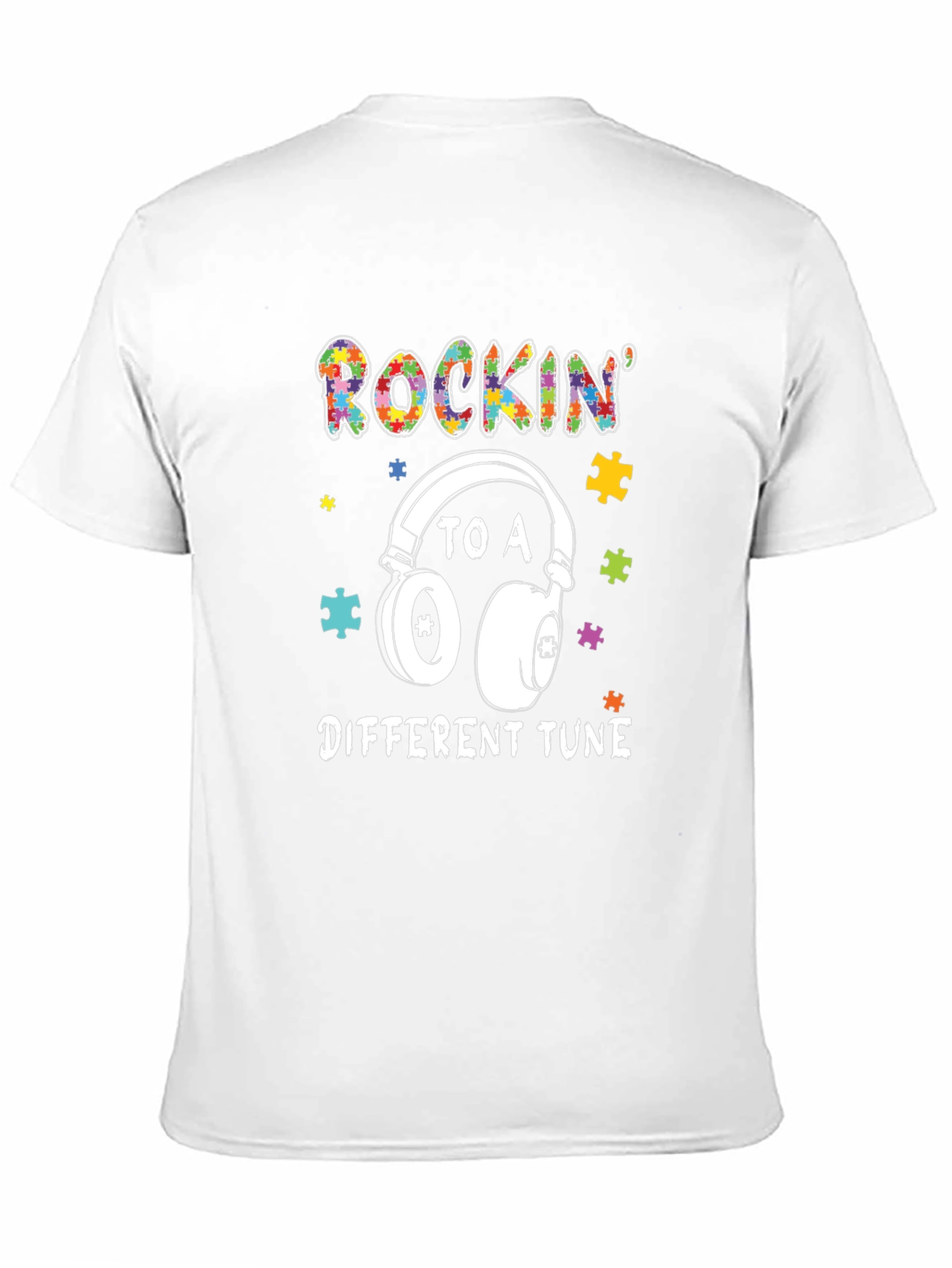 Rockin to a Different Tune Autism Awareness Tee