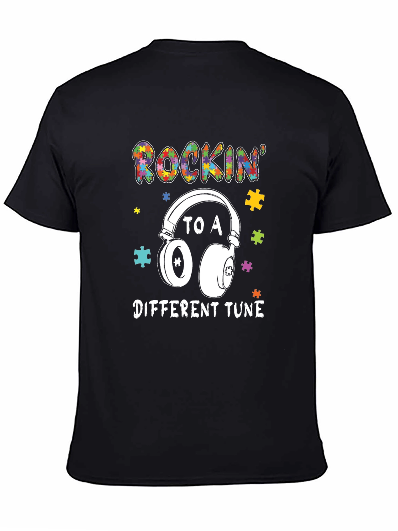 Rockin to a Different Tune Autism Awareness Tee