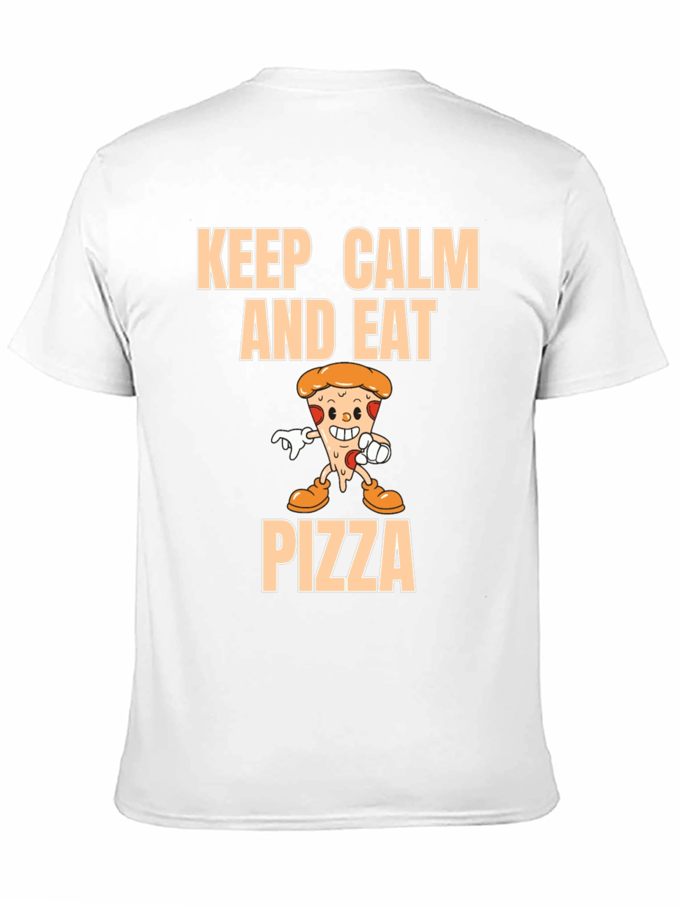 Keep Calm and Eat Pizza Graphic T-Shirt