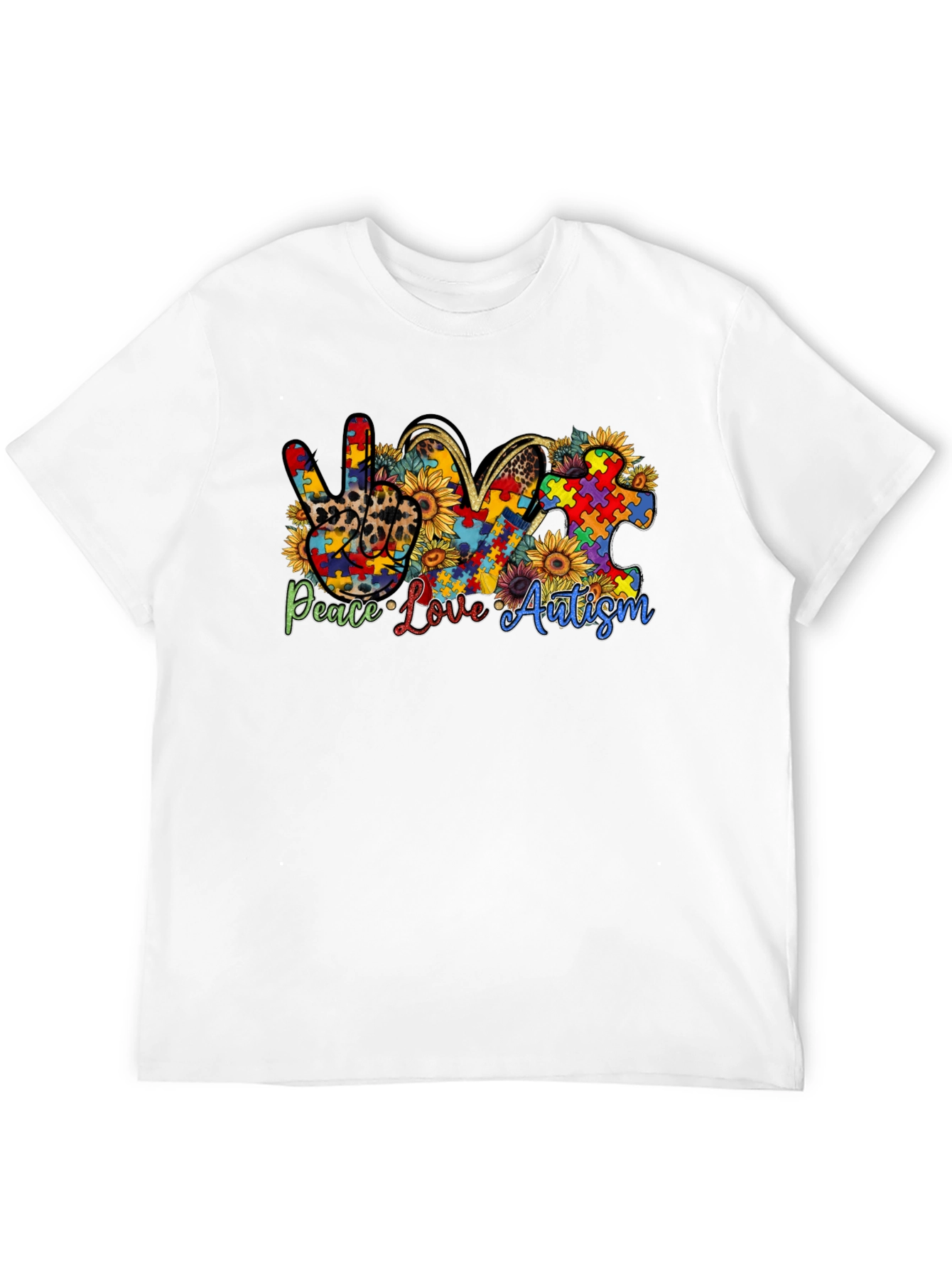 Peace Love Autism T-Shirt