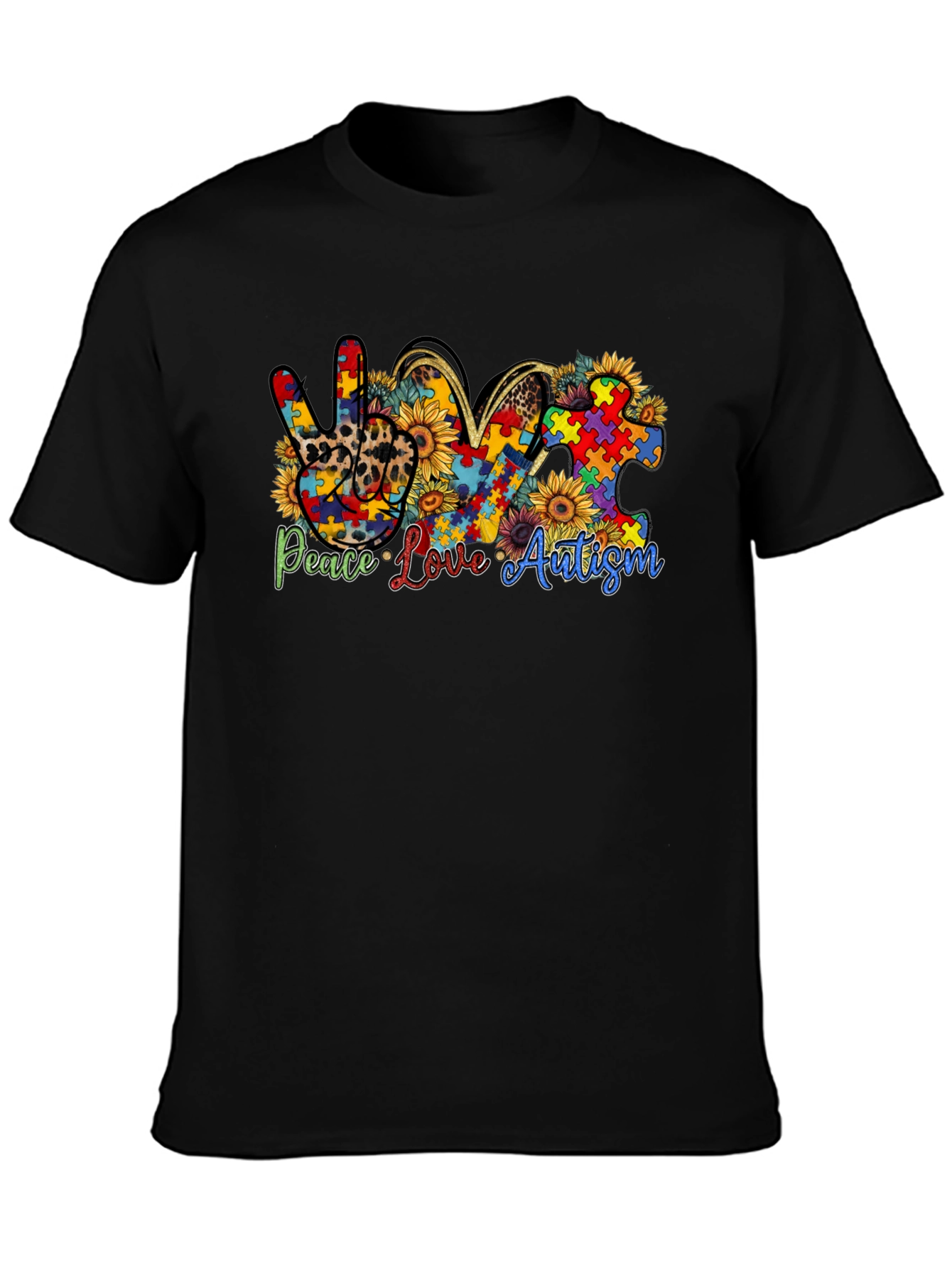 Peace Love Autism T-Shirt
