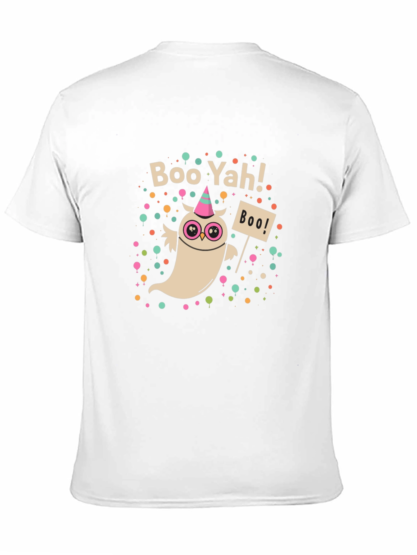 Boo Yah! Ghost Graphic Black T-Shirt