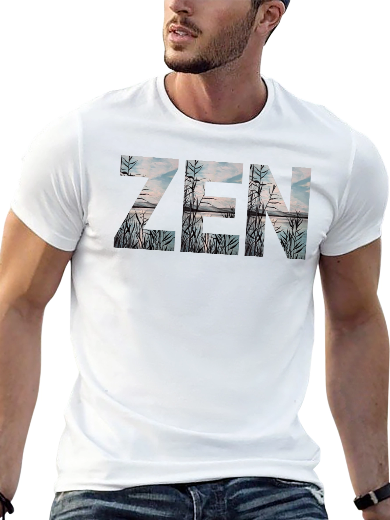 Zen Nature T-Shirt - Relaxed Fit Unique Design