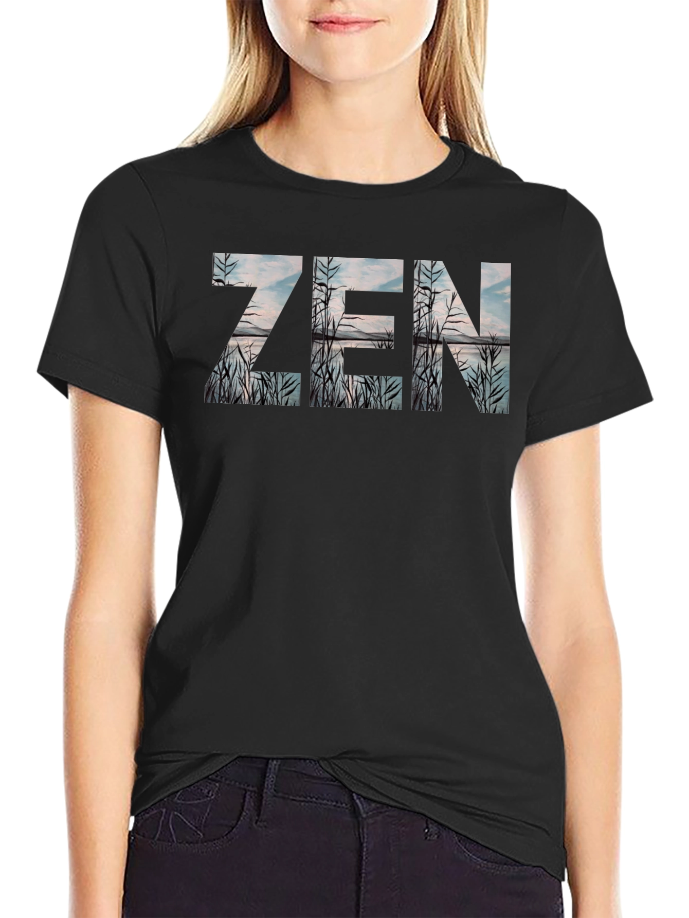 Zen Nature T-Shirt - Relaxed Fit Unique Design