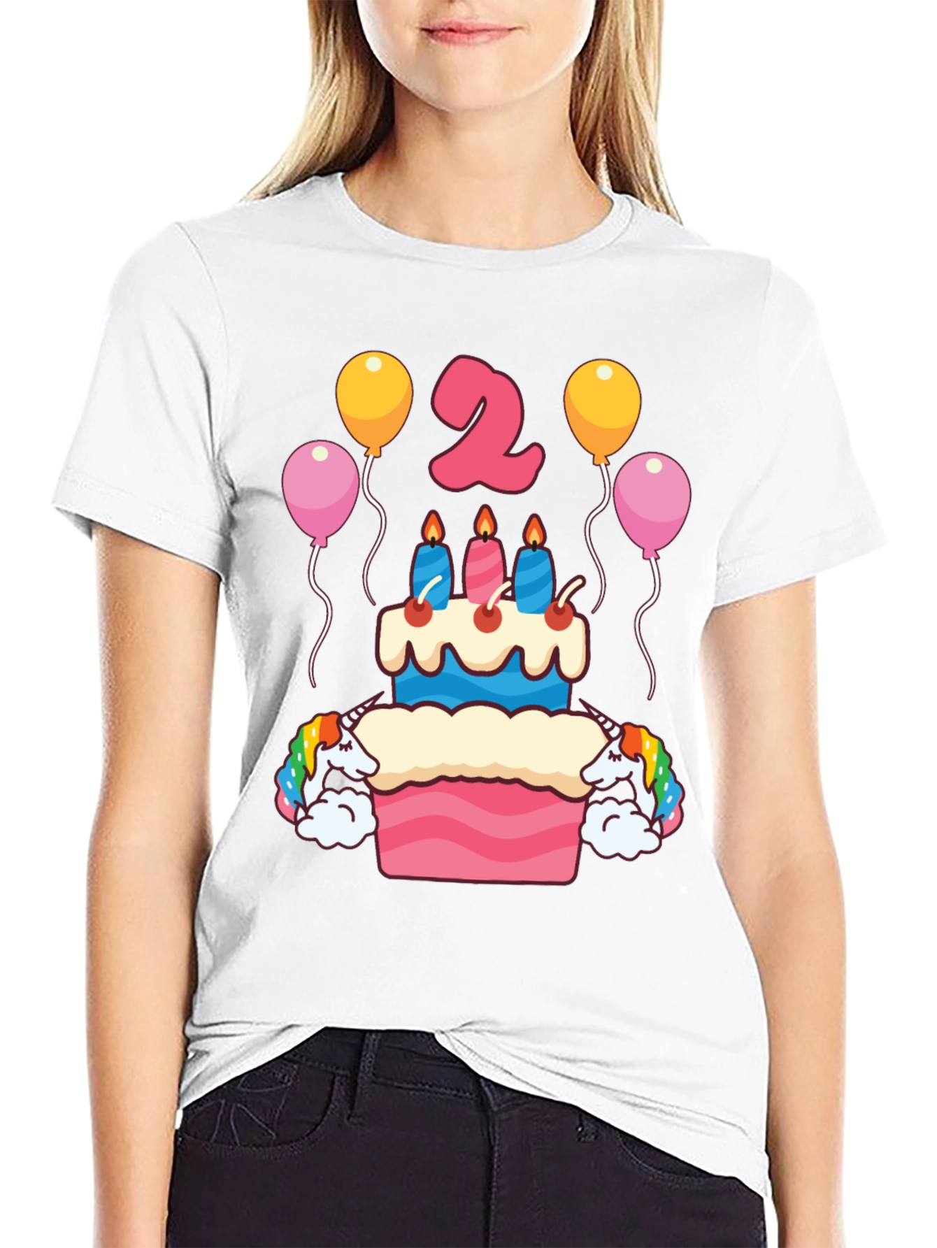 Unicorn 2nd Birthday Party T-Shirt