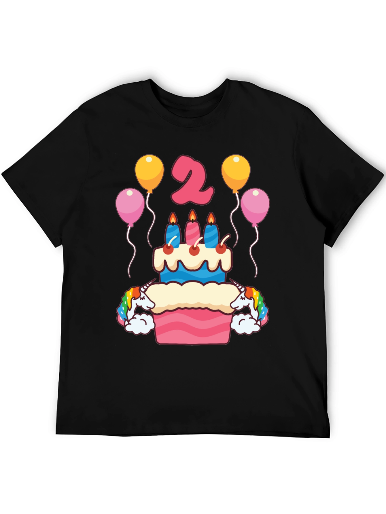 Unicorn 2nd Birthday Party T-Shirt