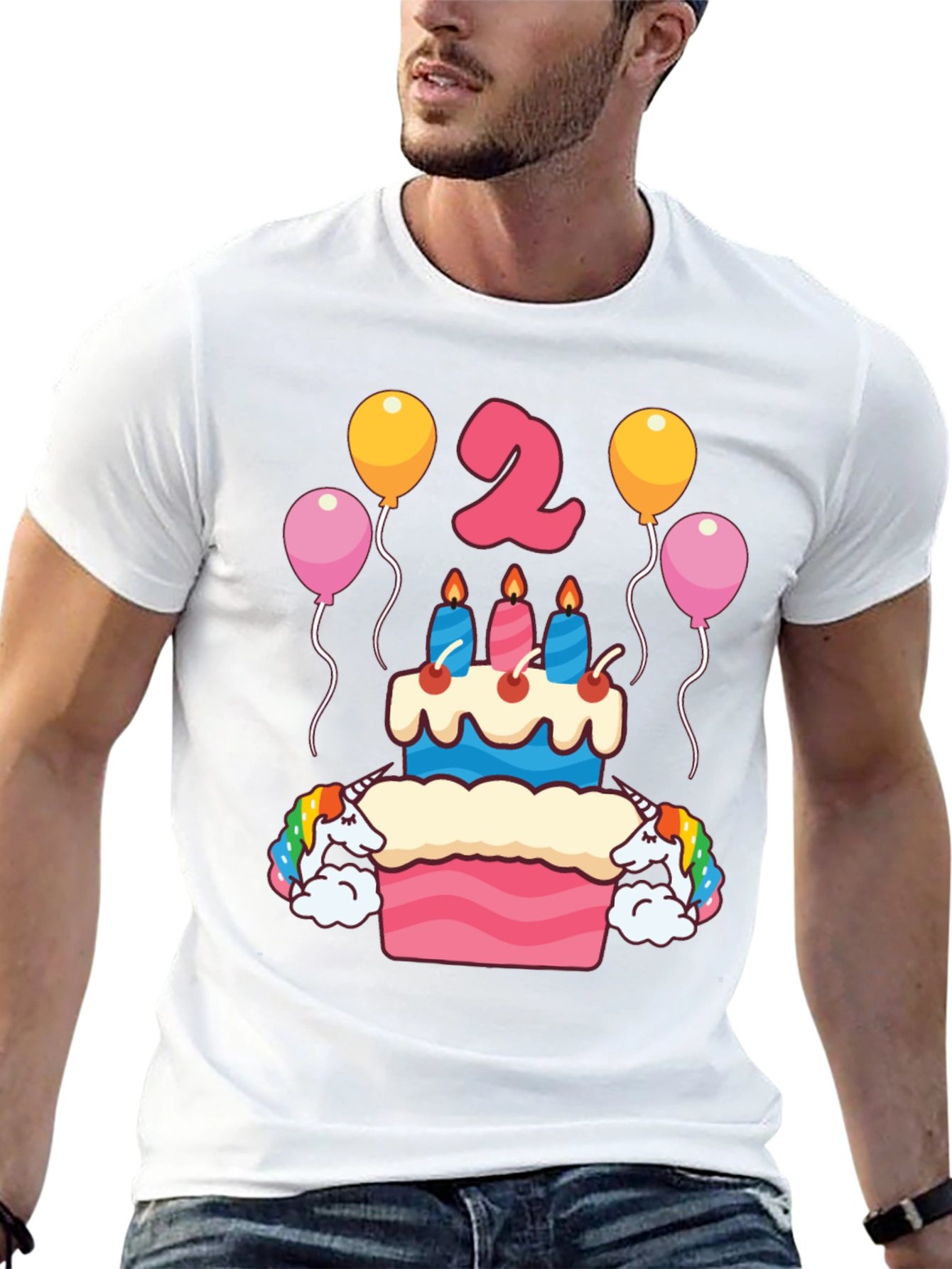 Unicorn 2nd Birthday Party T-Shirt