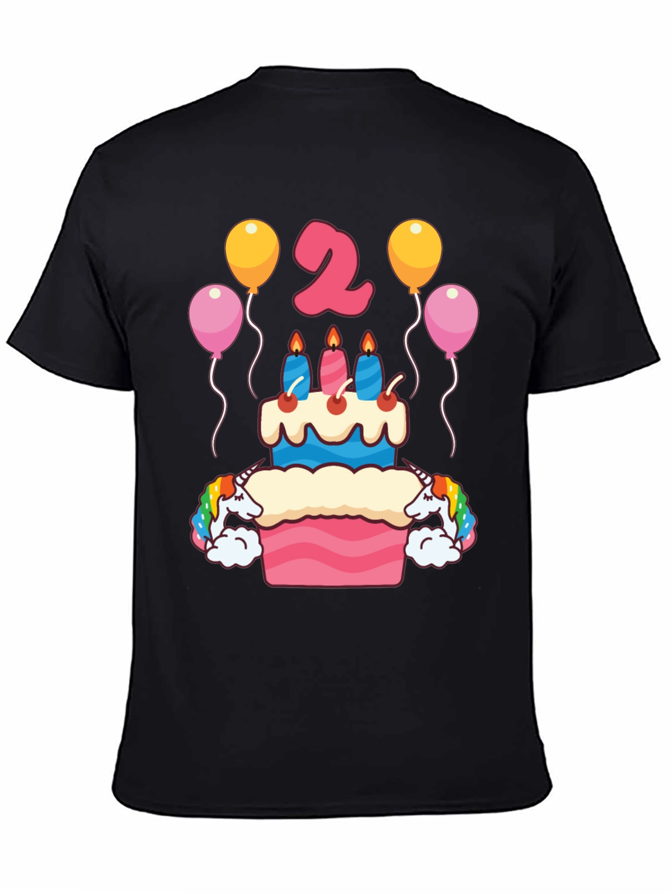 Unicorn 2nd Birthday Party T-Shirt