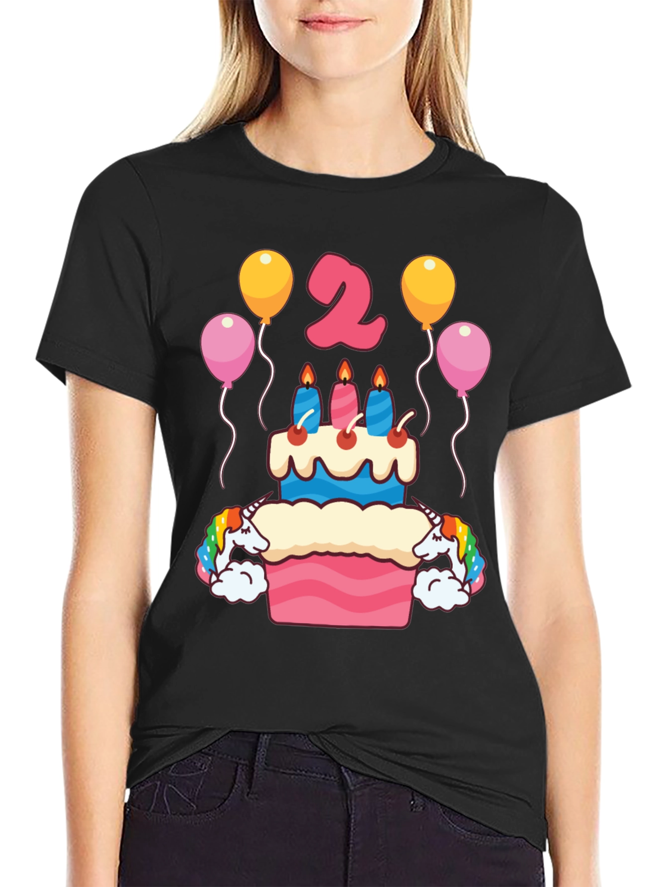 Unicorn 2nd Birthday Party T-Shirt