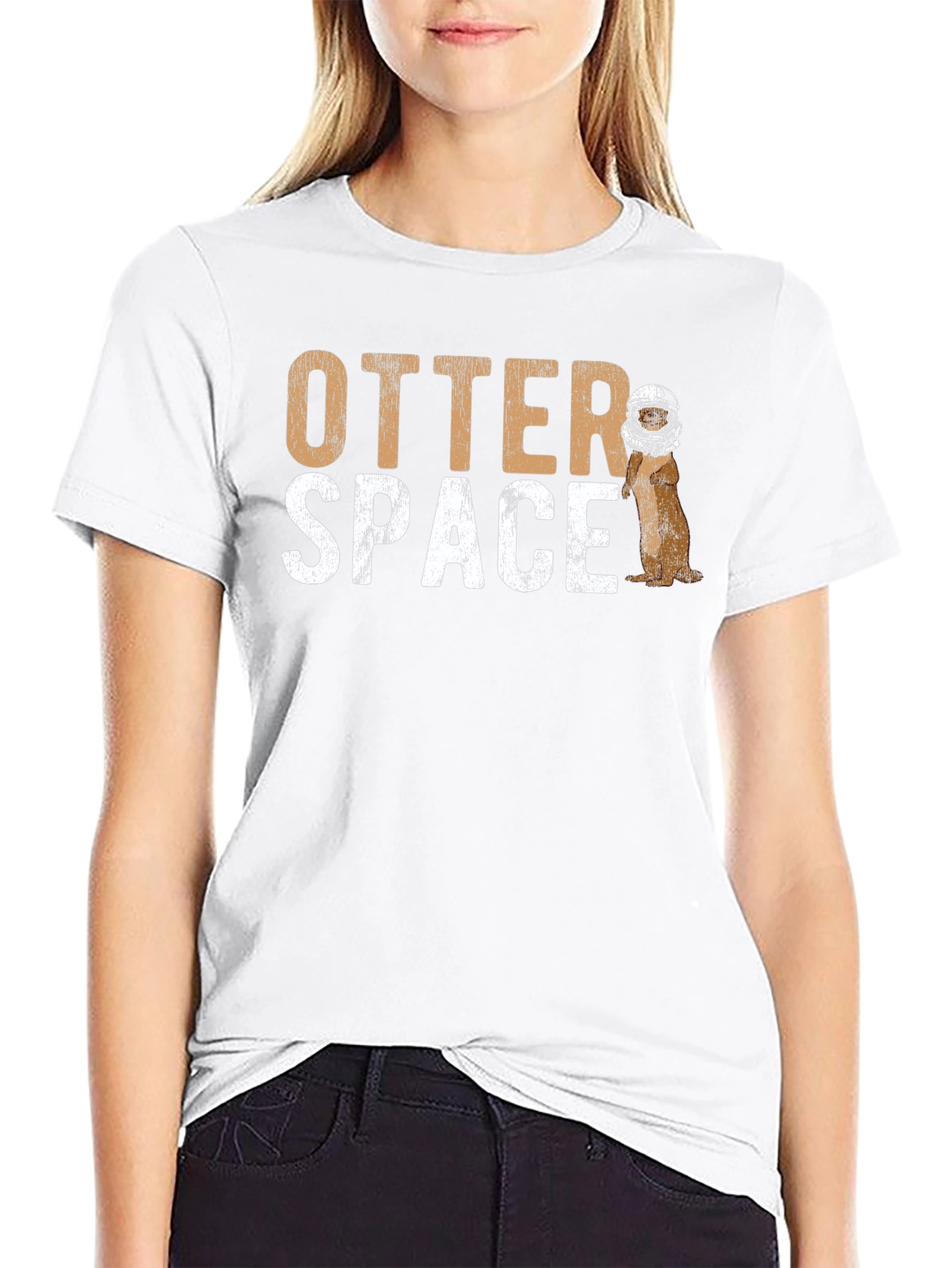 Otter Space T-Shirt - Unique Graphic Tee