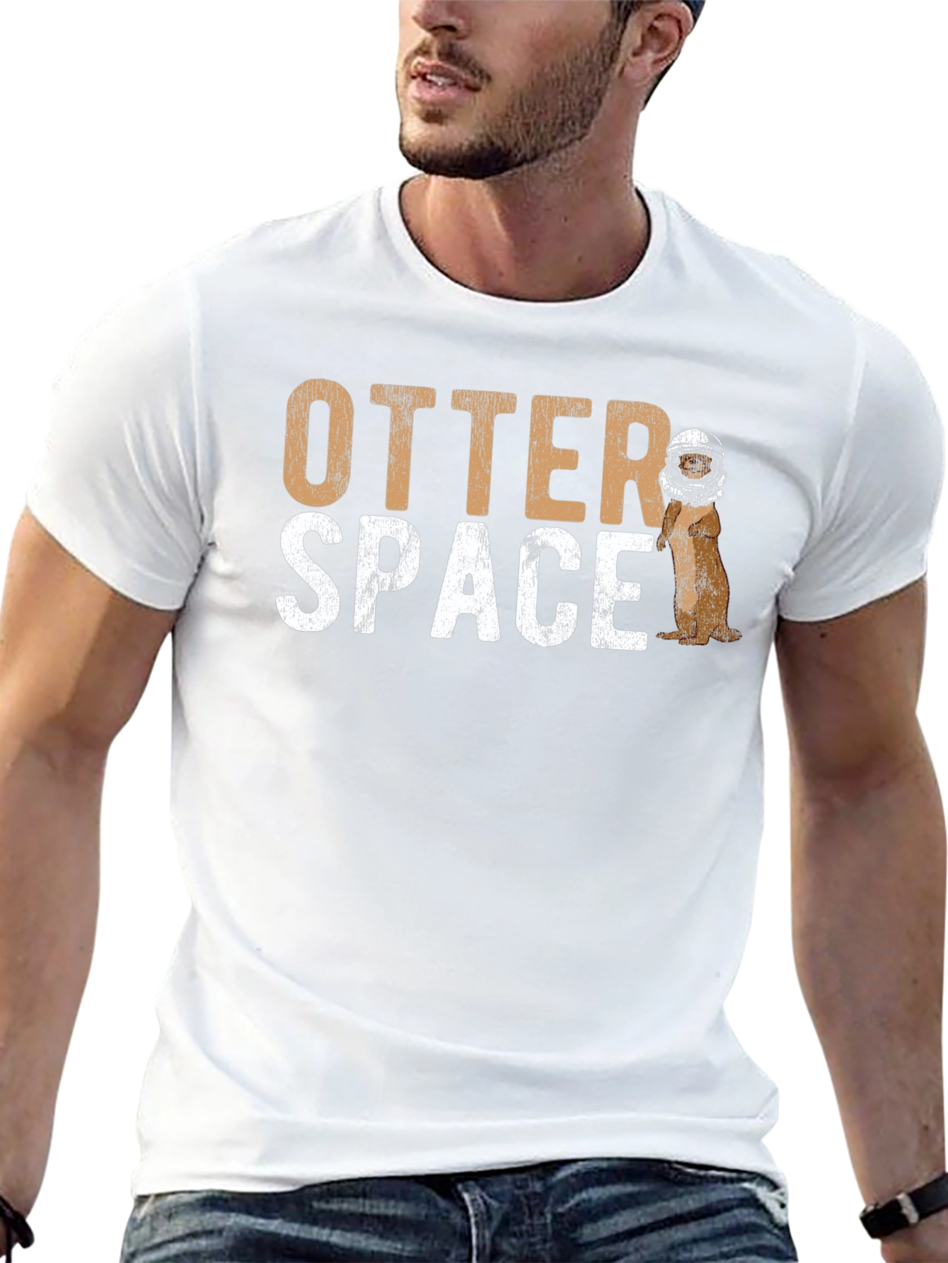 Otter Space T-Shirt - Unique Graphic Tee