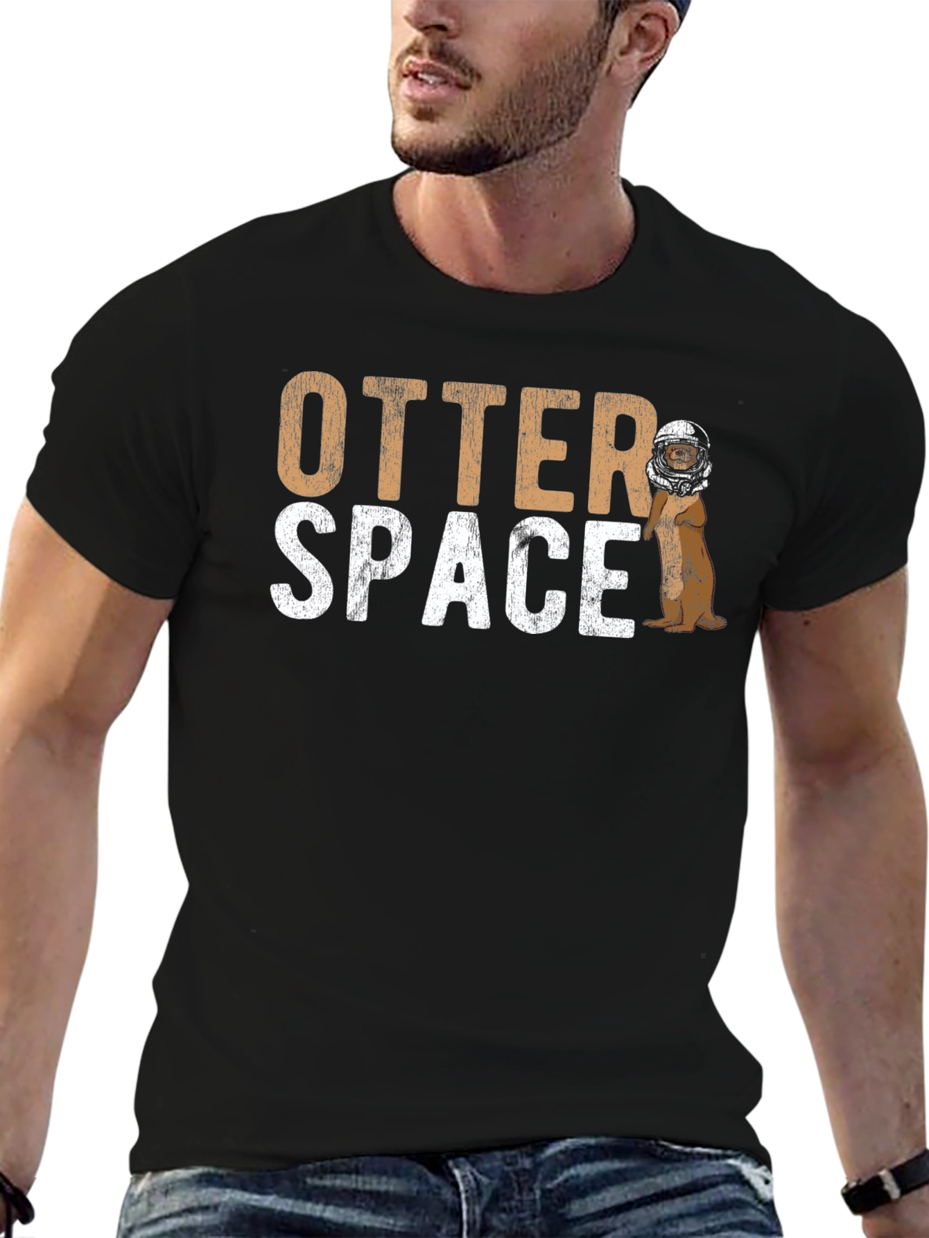Otter Space T-Shirt - Unique Graphic Tee