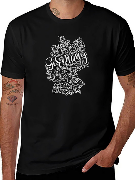 Germany Map T-Shirt - Cool Graphic Tee