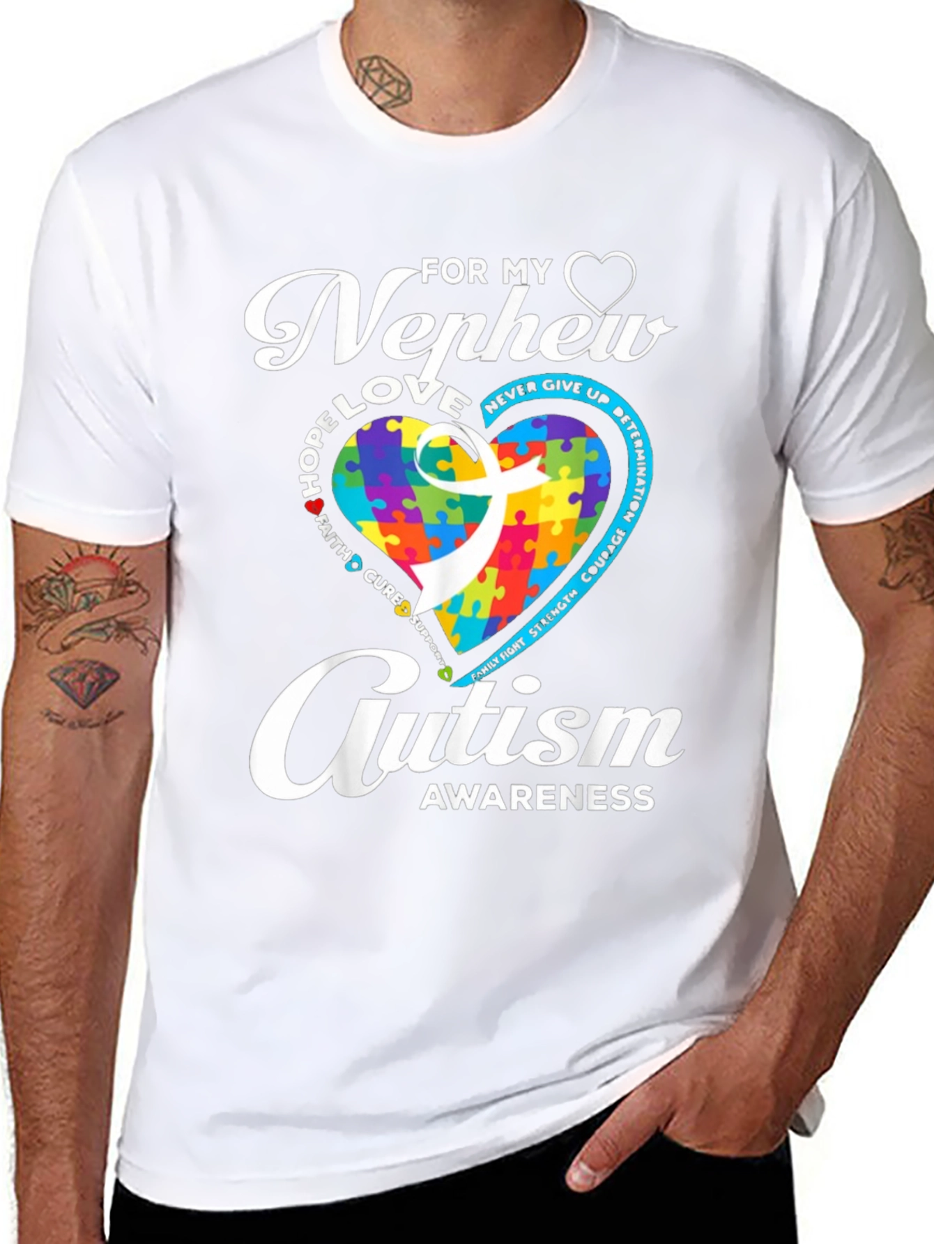 Autism Awareness Nephew T-Shirt