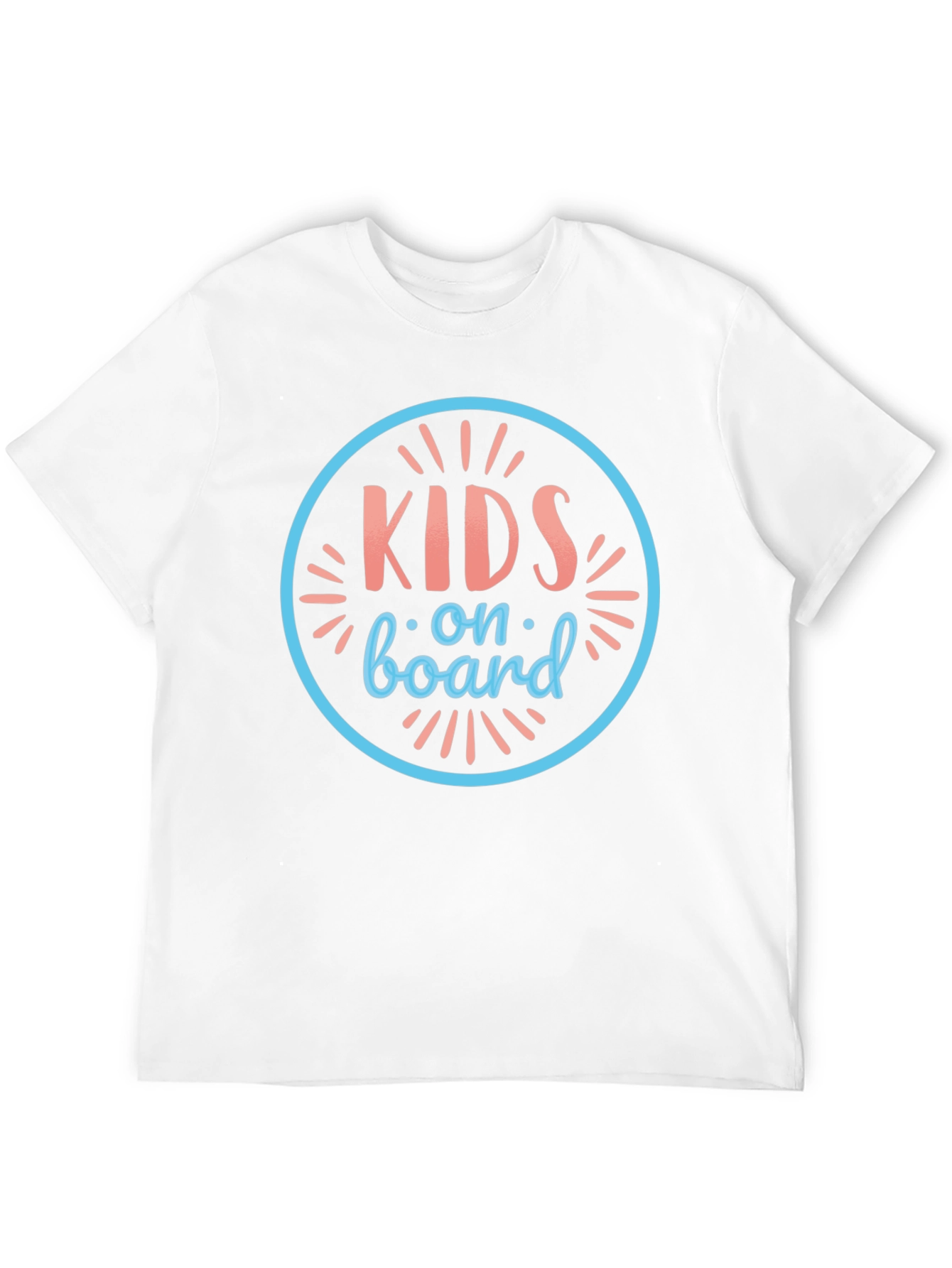 Kids On Board Graphic Tee - Soft Cotton Black