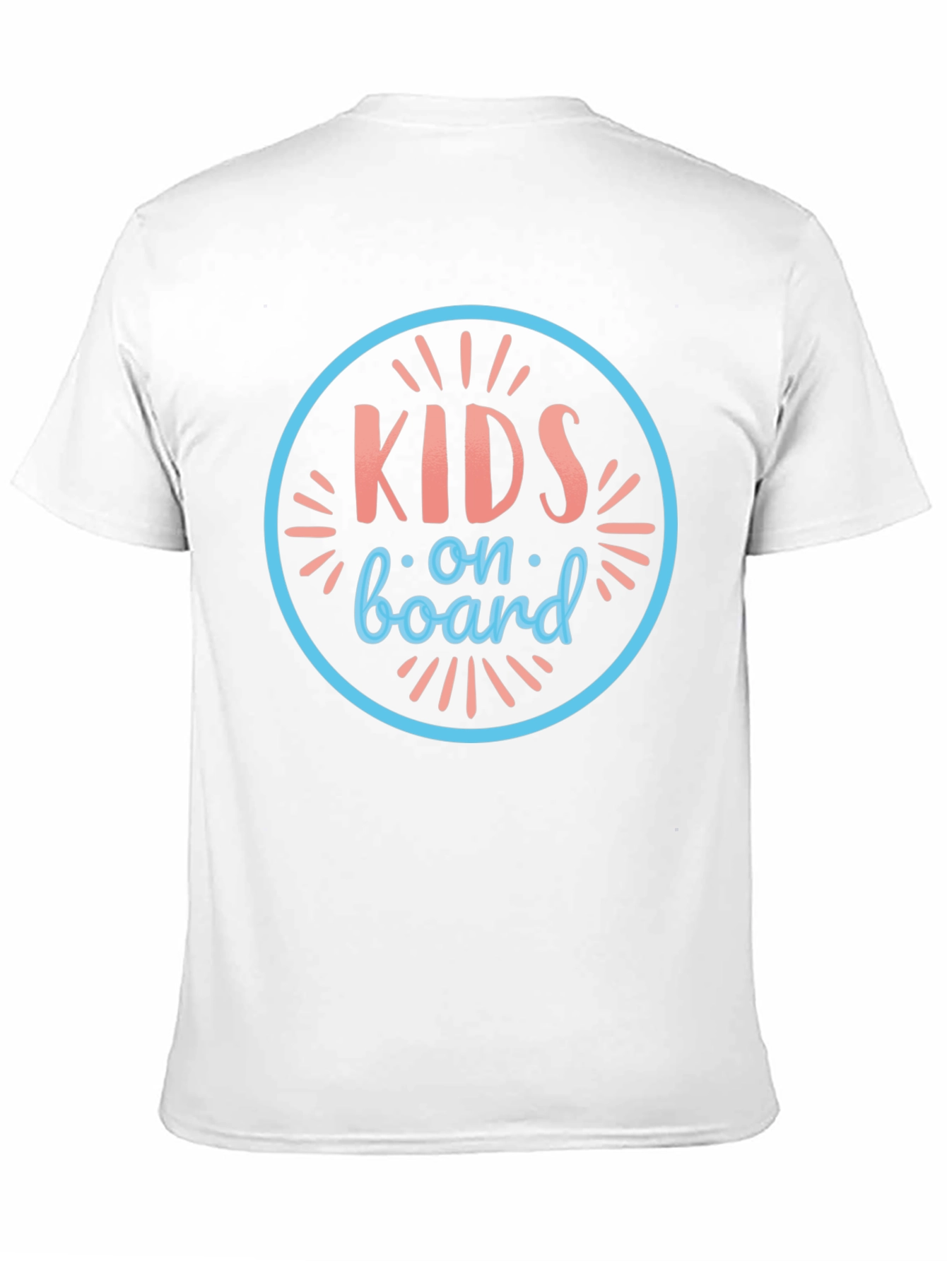 Kids On Board Graphic Tee - Soft Cotton Black