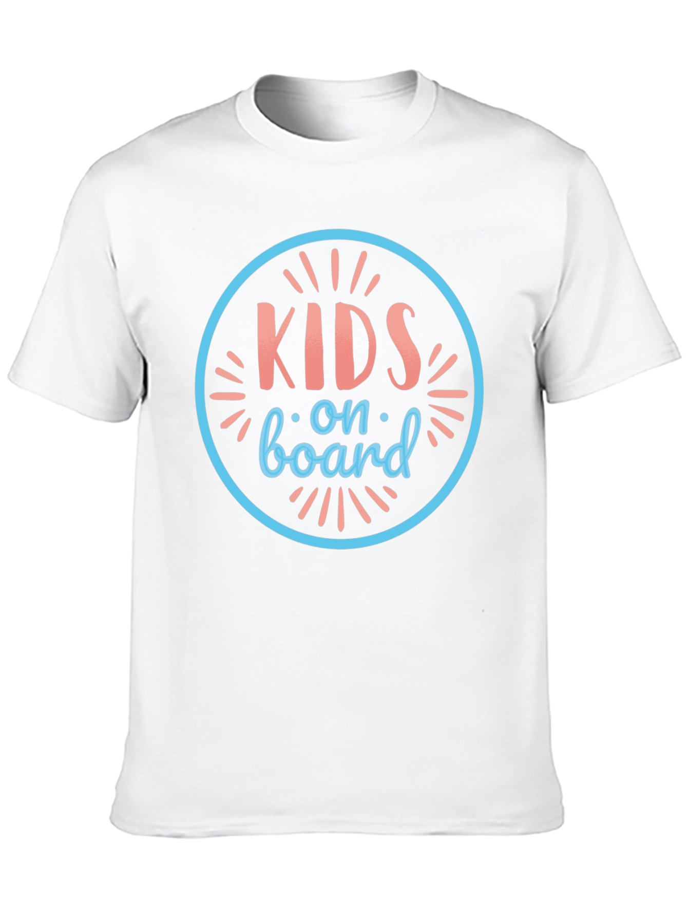 Kids On Board Graphic Tee - Soft Cotton Black
