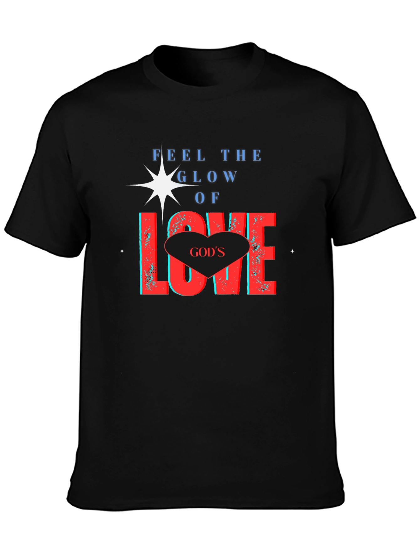 Gods Love Glow T-Shirt - Christian Apparel