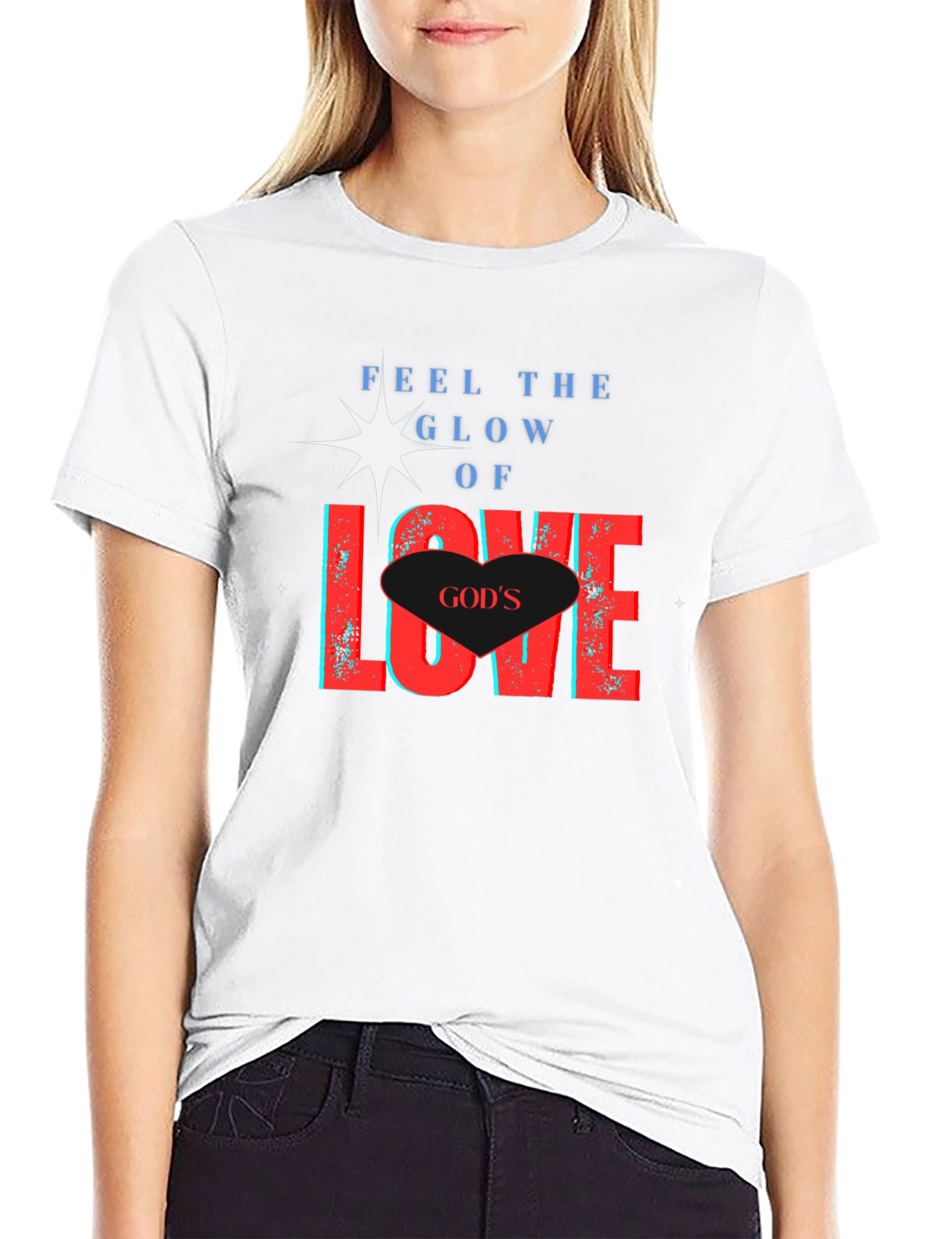 Gods Love Glow T-Shirt - Christian Apparel