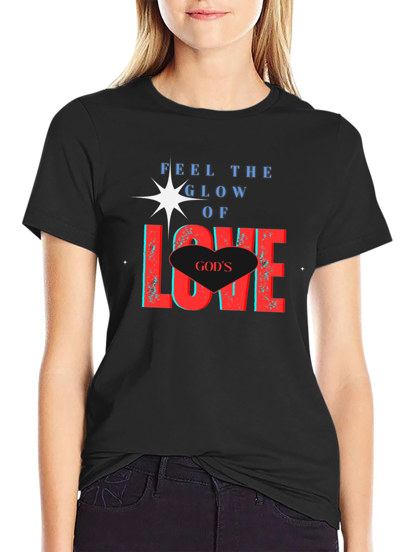 Gods Love Glow T-Shirt - Christian Apparel