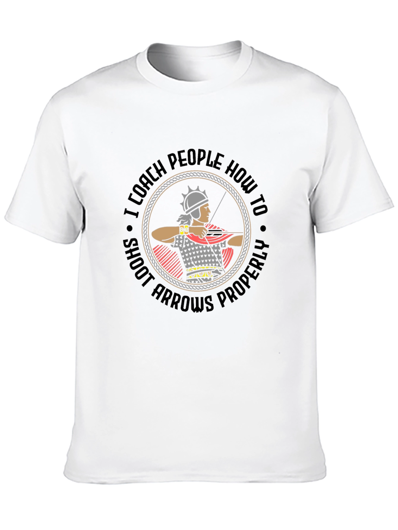 Archery Coach T-Shirt: Shoot Arrows Properly