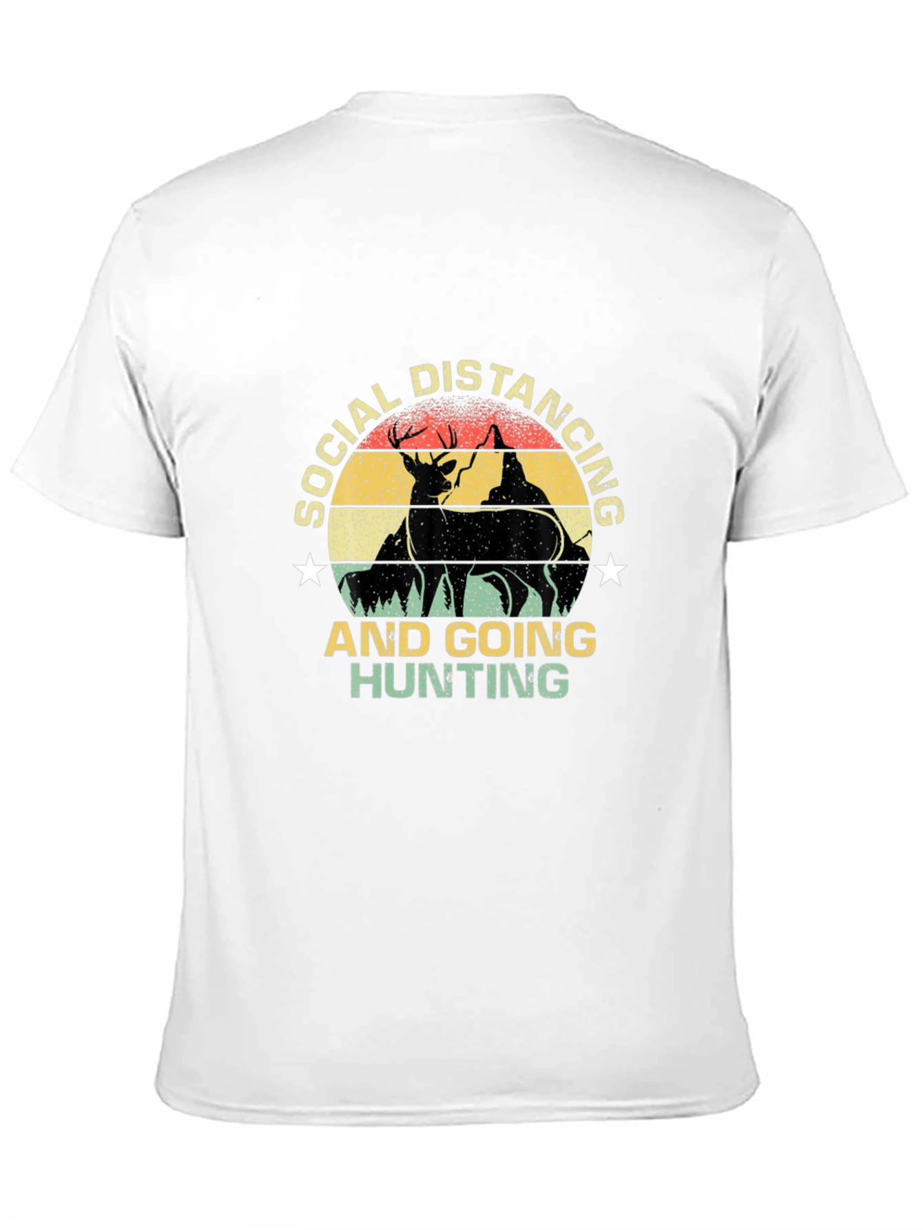Social Distancing Hunting Graphic Tee