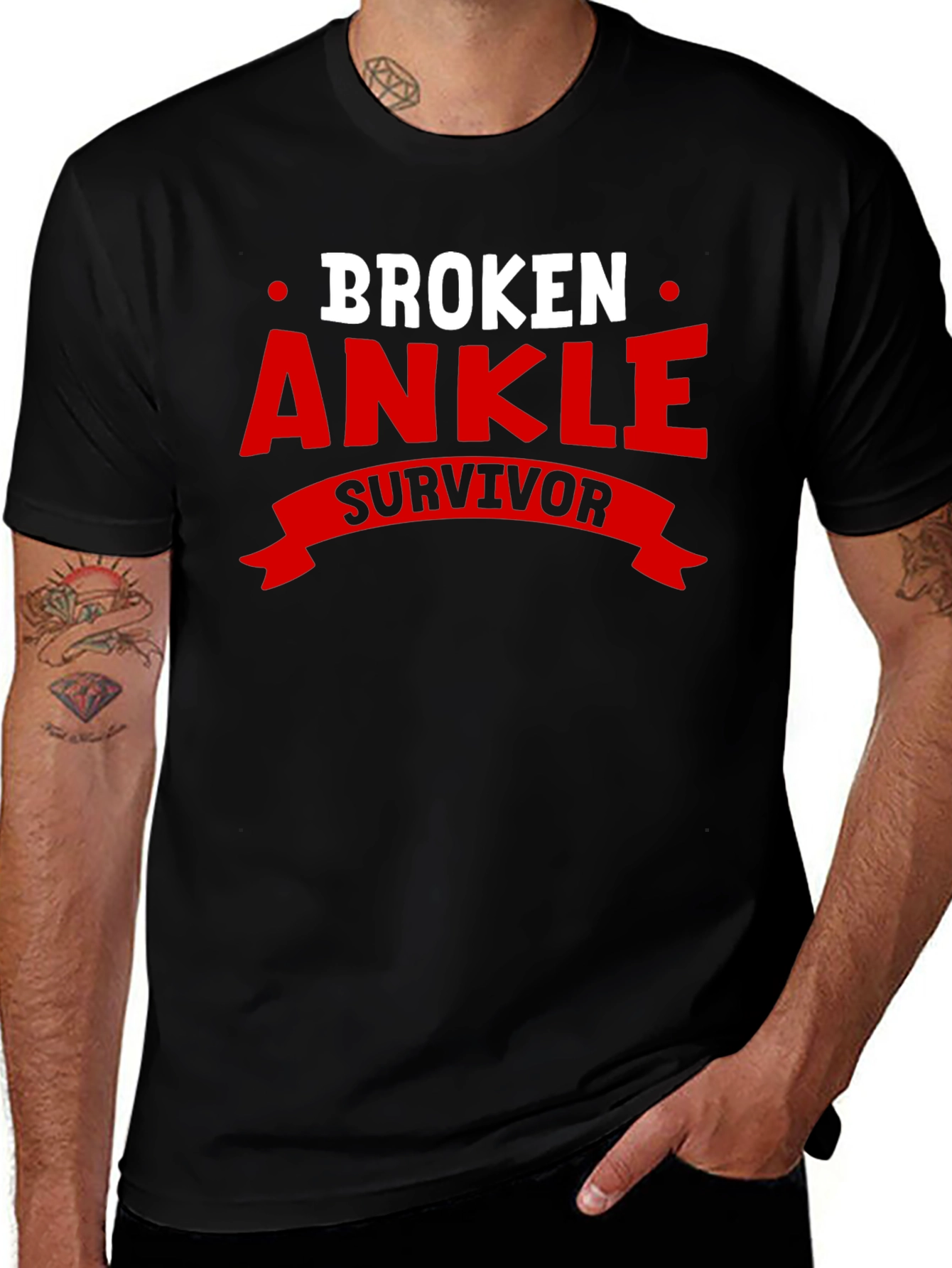 Broken Ankle Survivor T-Shirt