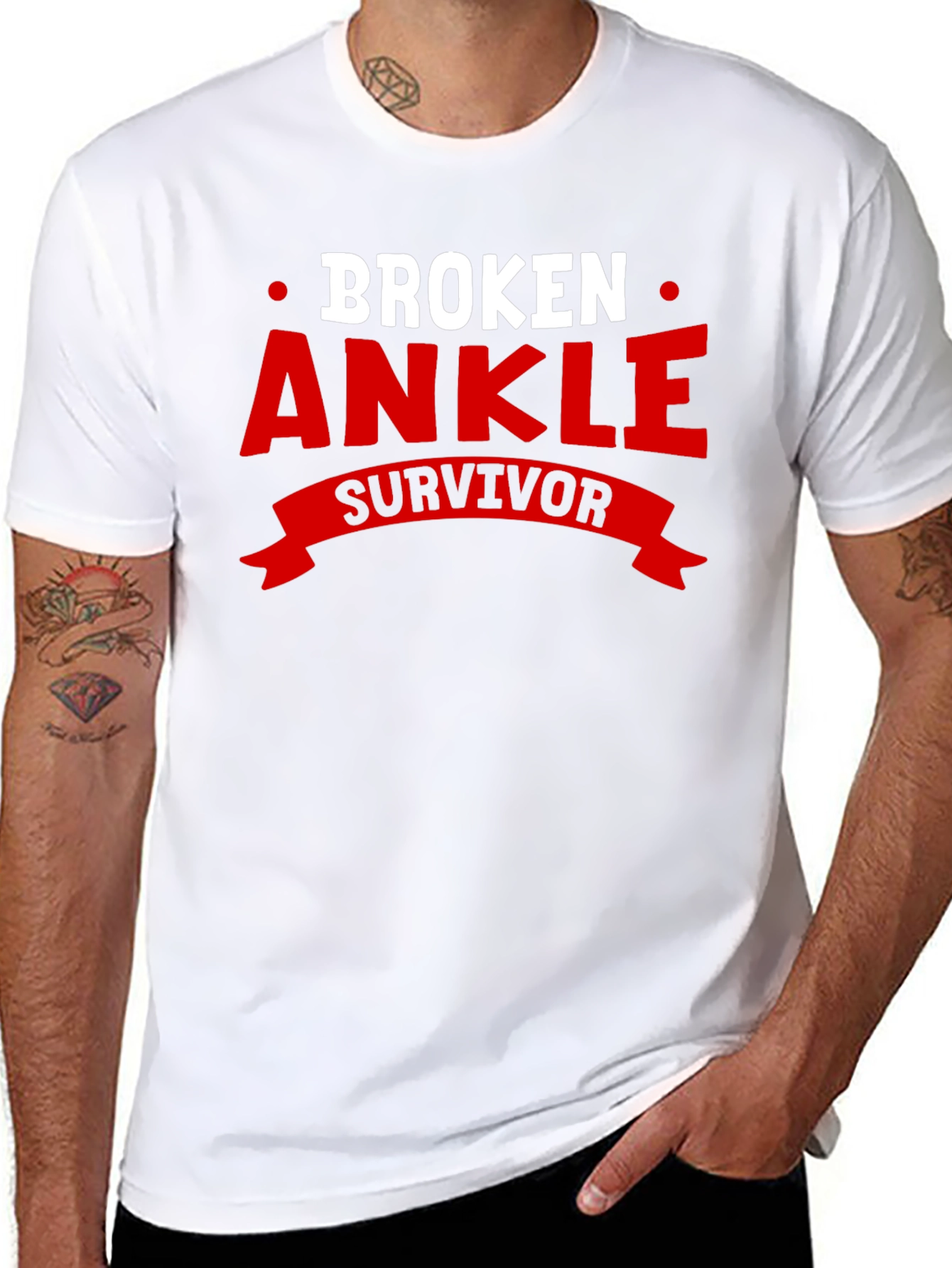 Broken Ankle Survivor T-Shirt