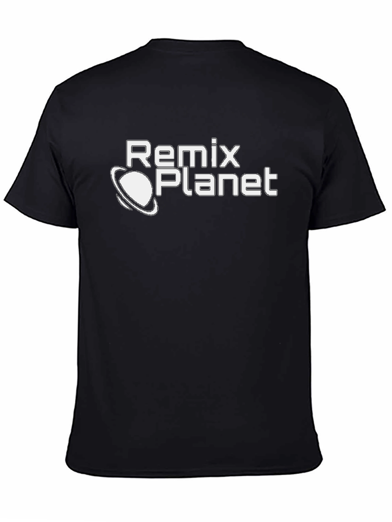 Remix Planet Graphic T-Shirt - Black Cotton Tee