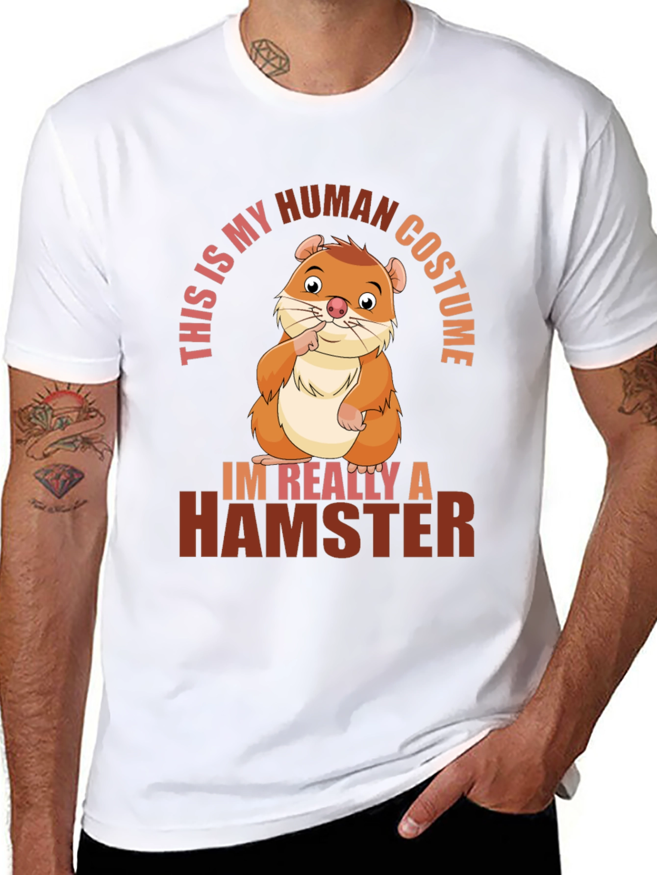 Human Costume Hamster T-Shirt