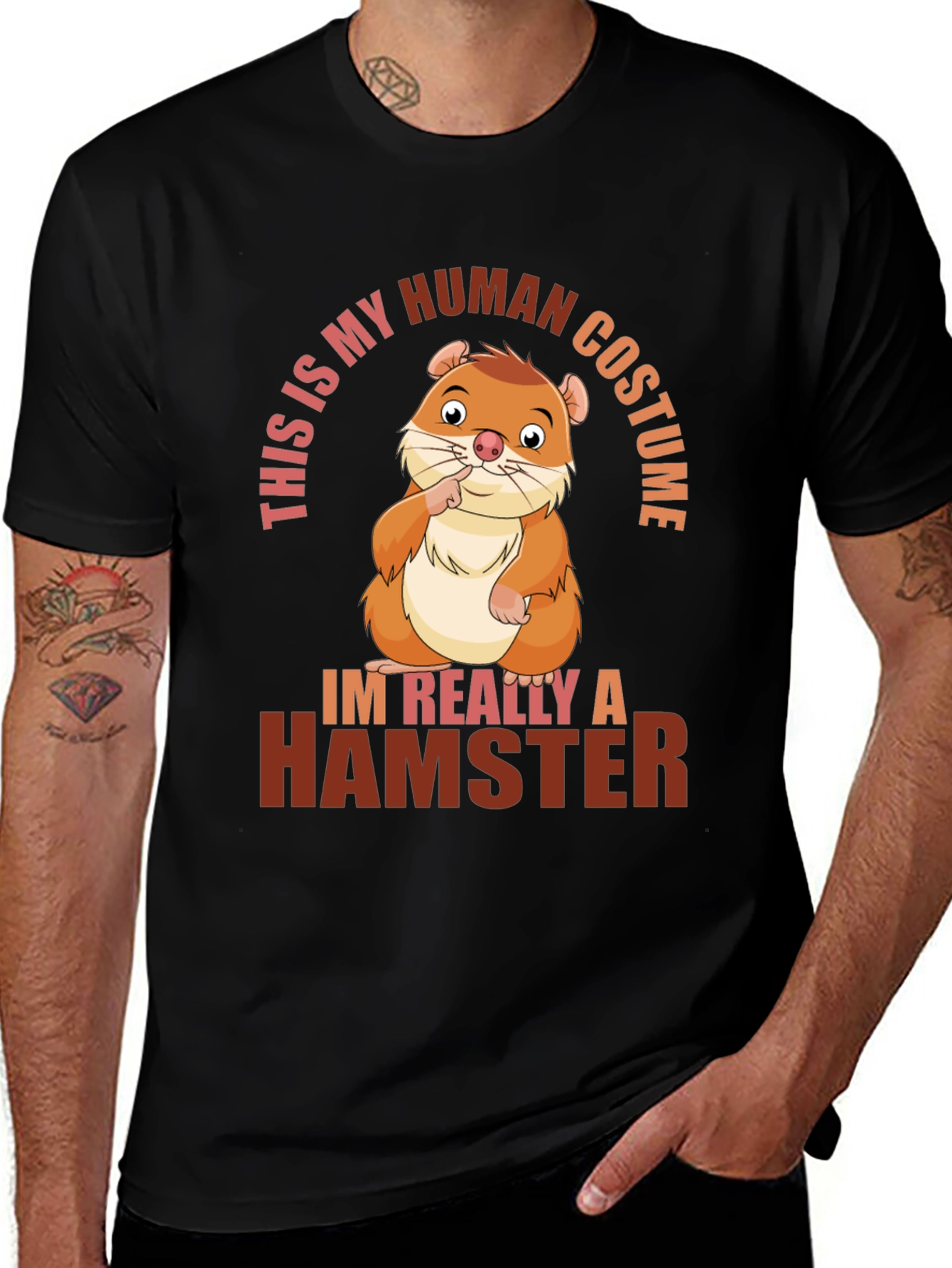 Human Costume Hamster T-Shirt