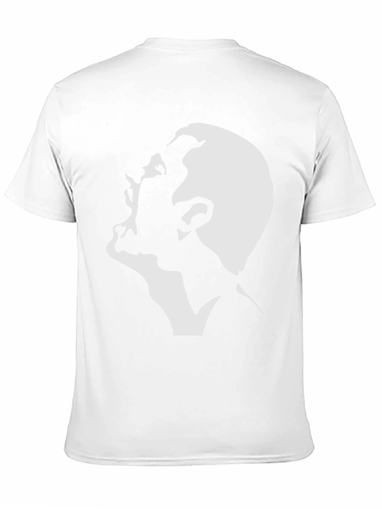 Abstract Silhouette Graphic Tee - Black