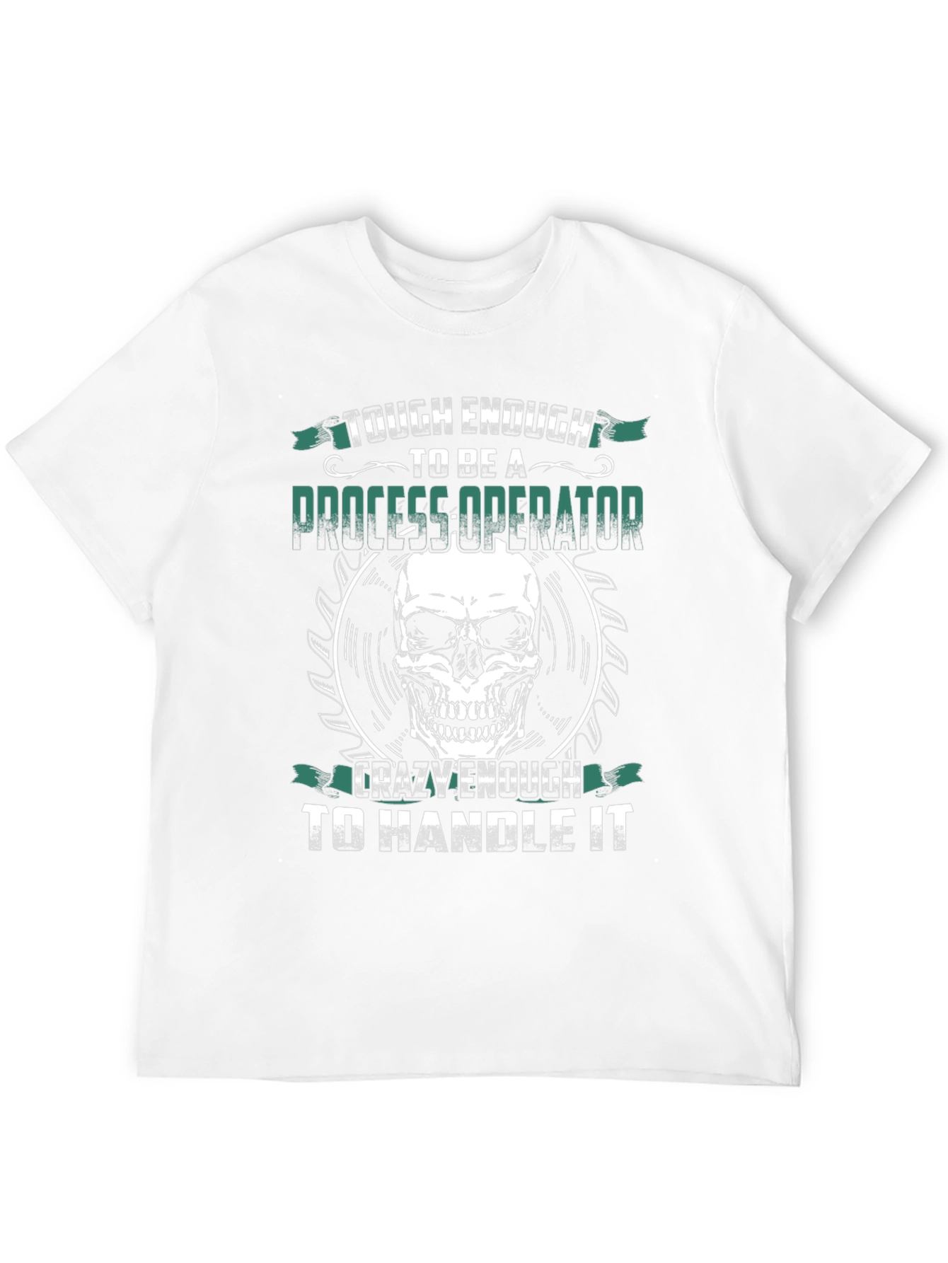 Tough Enough Process Operator Skull Graphic Tee