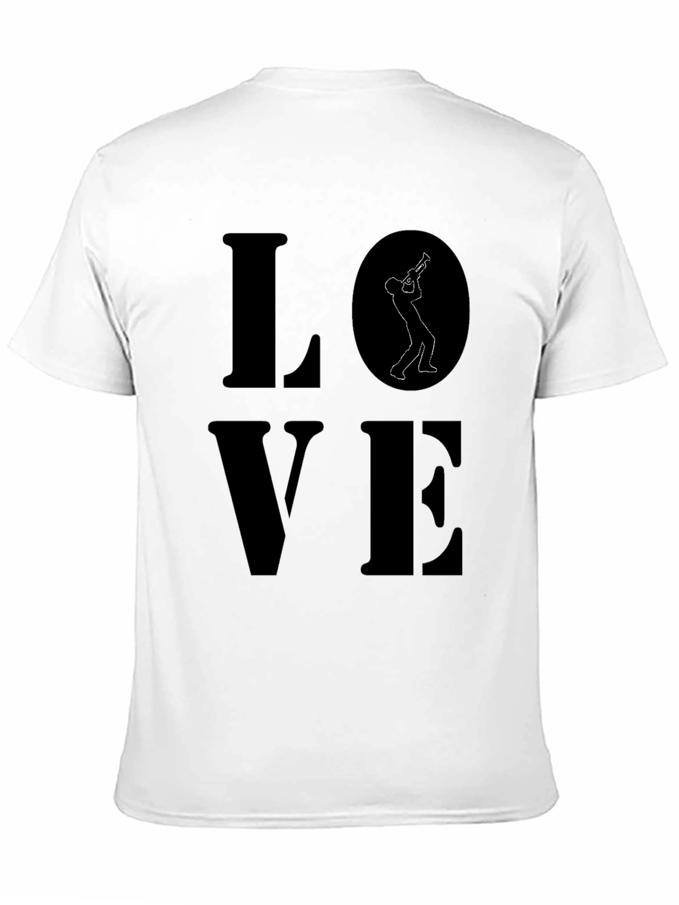 Love Music T-Shirt - Saxophone Player Design