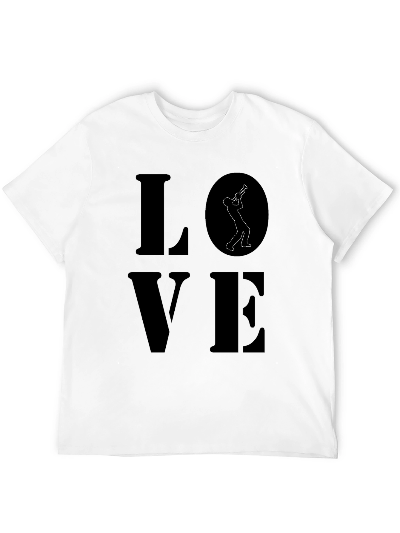 Love Music T-Shirt - Saxophone Player Design