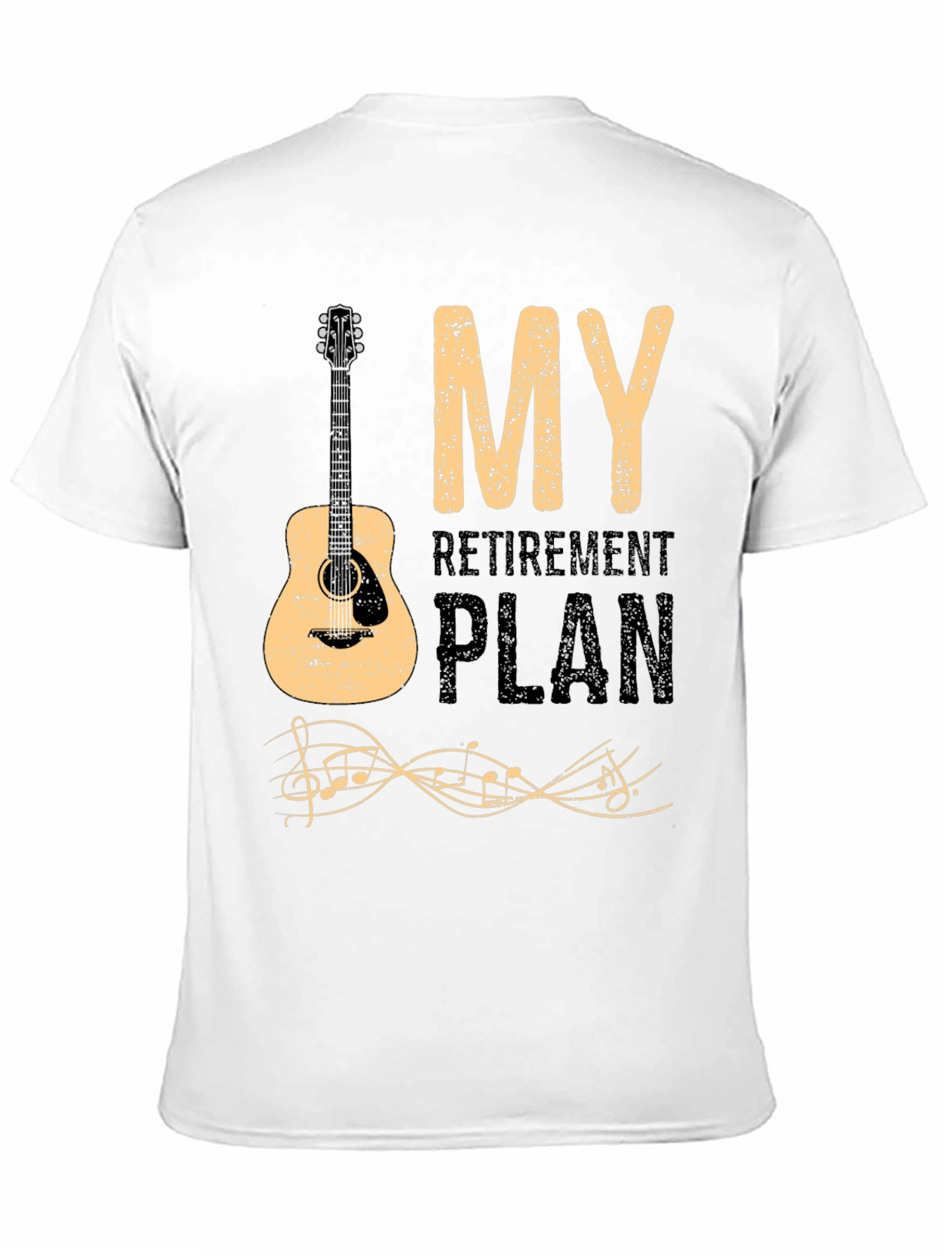 My Retirement Plan Guitar Graphic T-Shirt