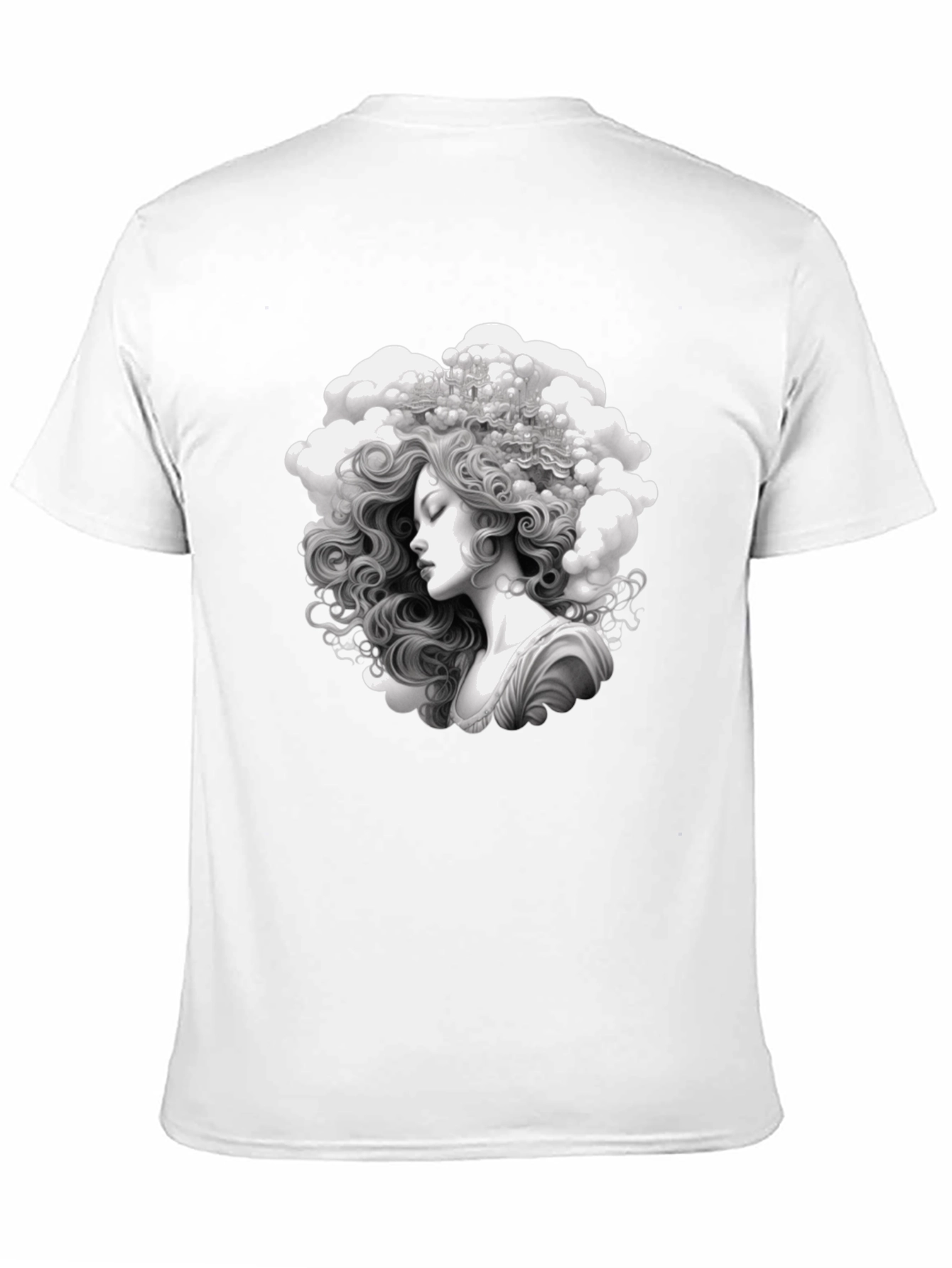 Cloud Lady Black T-Shirt