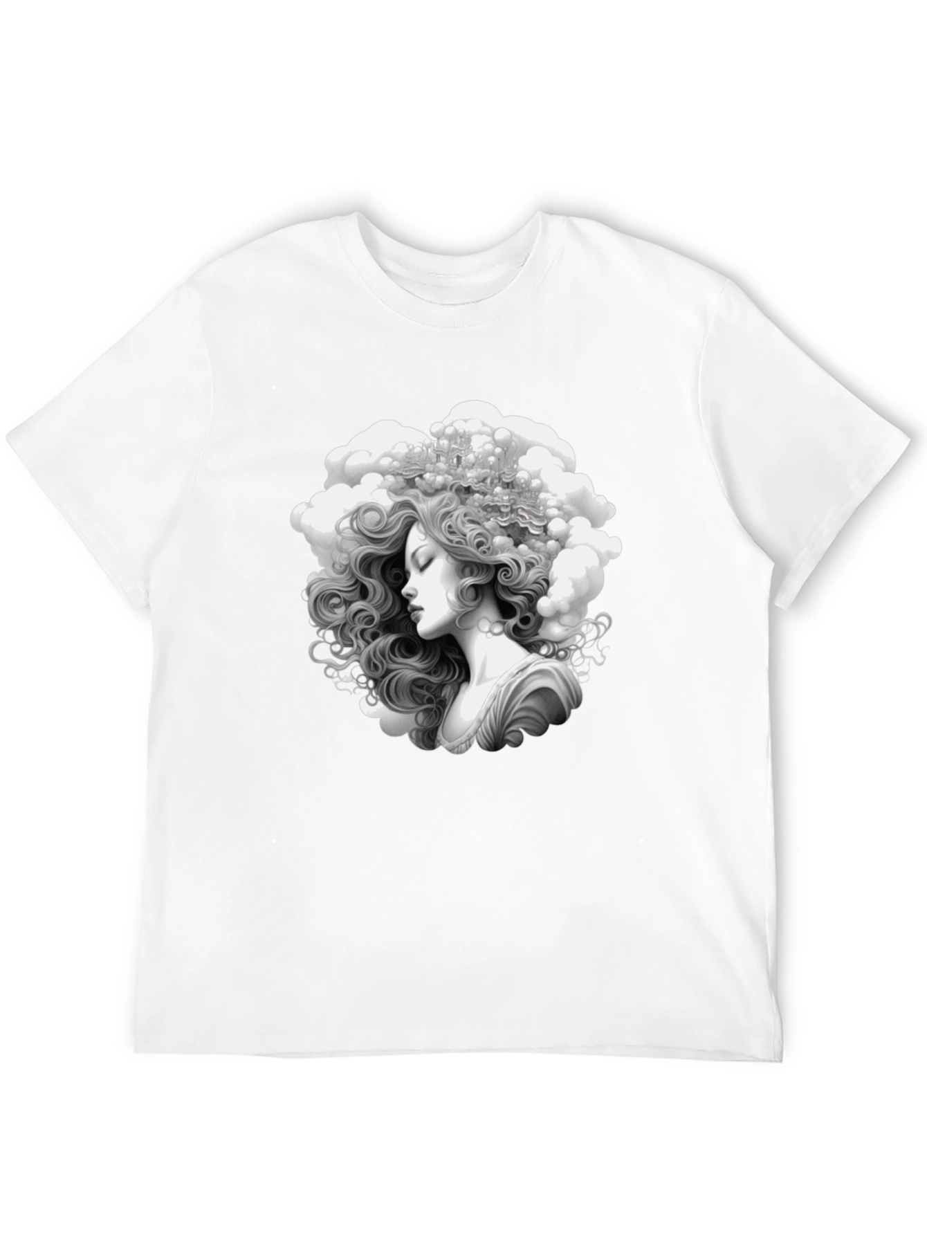 Cloud Lady Black T-Shirt